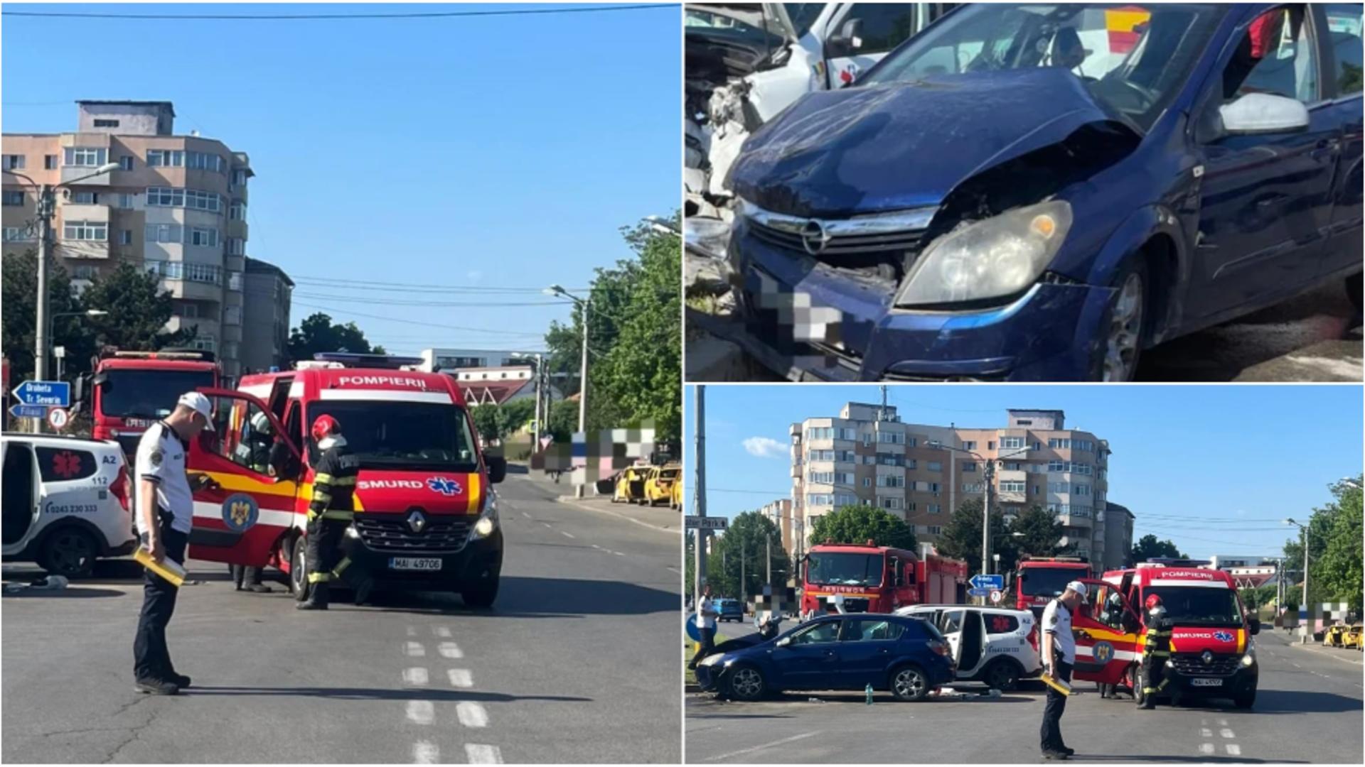 Accident grav în Craiova. FOTO: IPJ Dolj