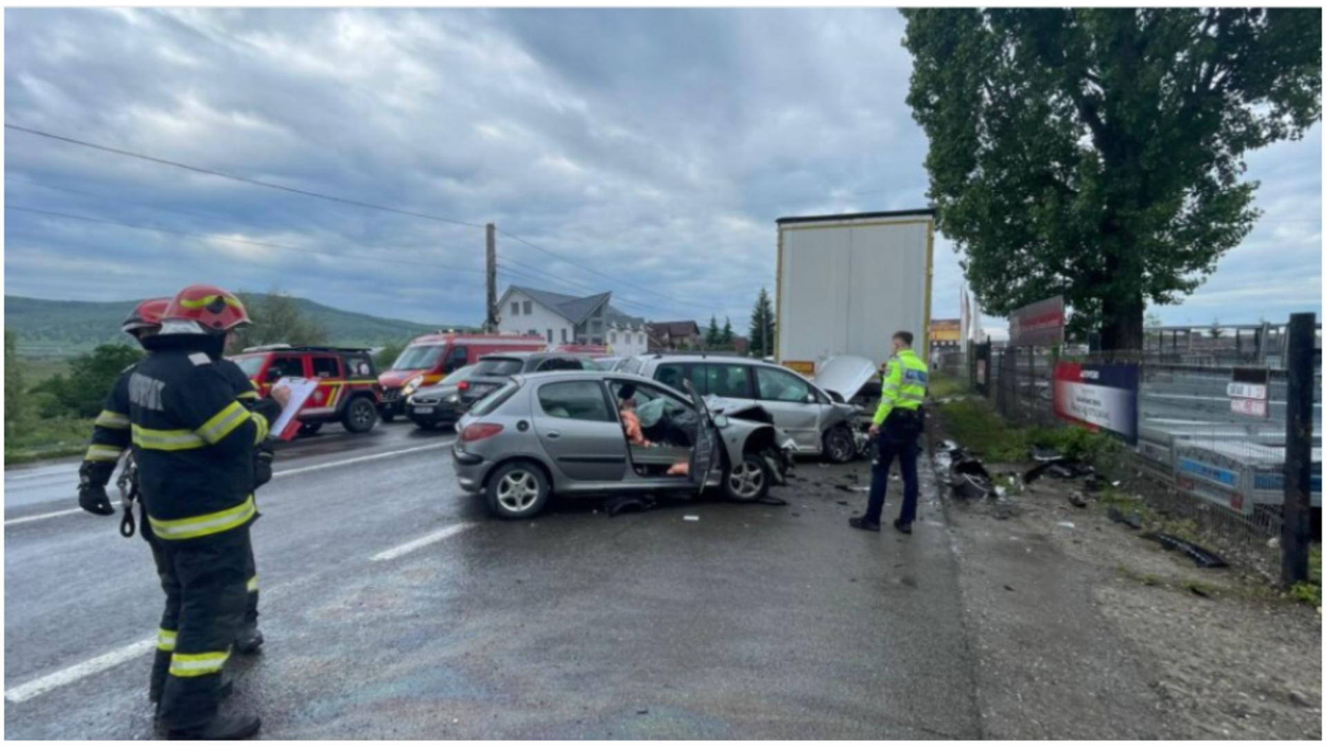 Accident în județul Bistrița. FOTO: ziardebistrita