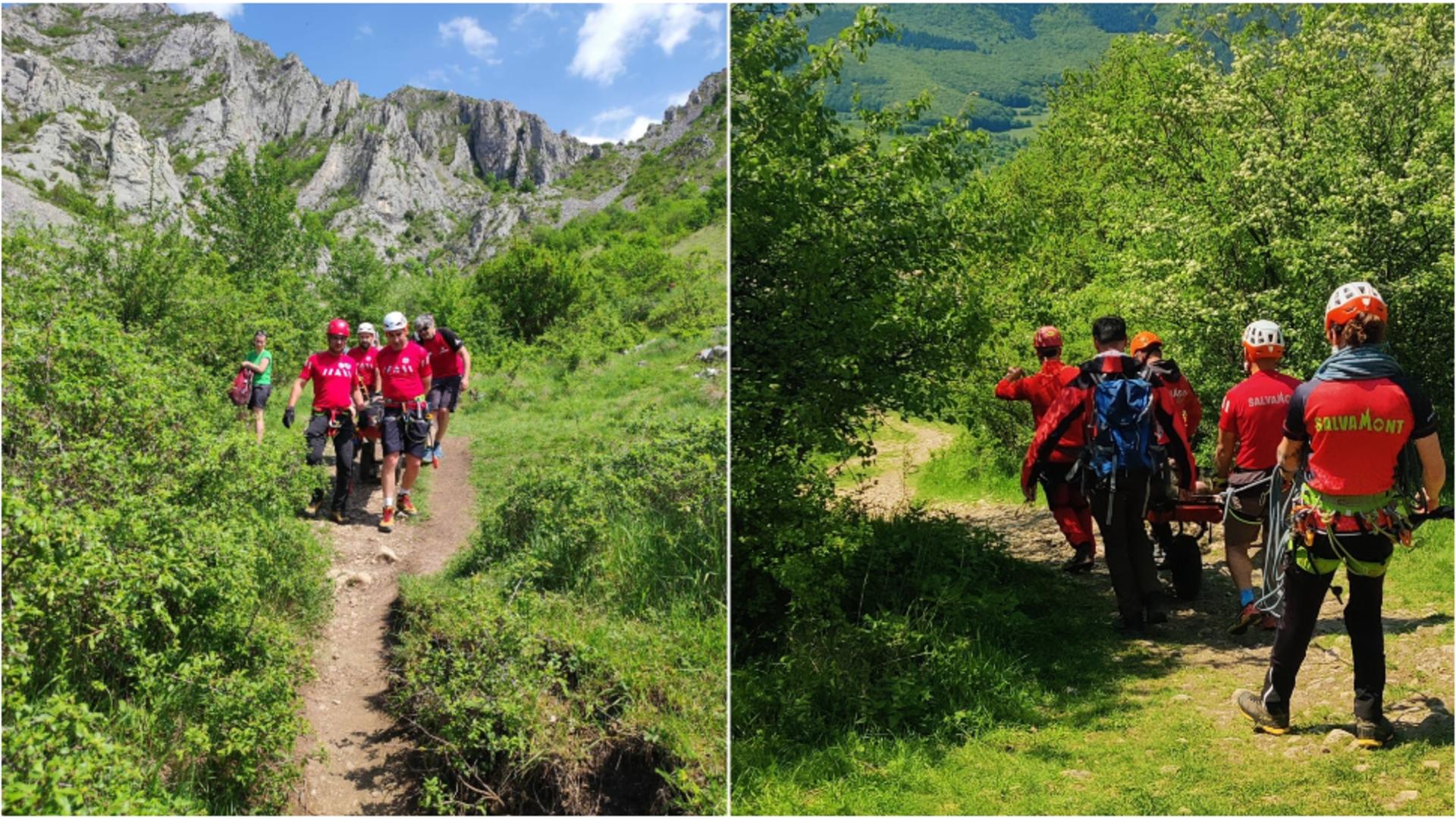 Zile de foc pentru salvamontiștii din Alba. FOTO: Facebook