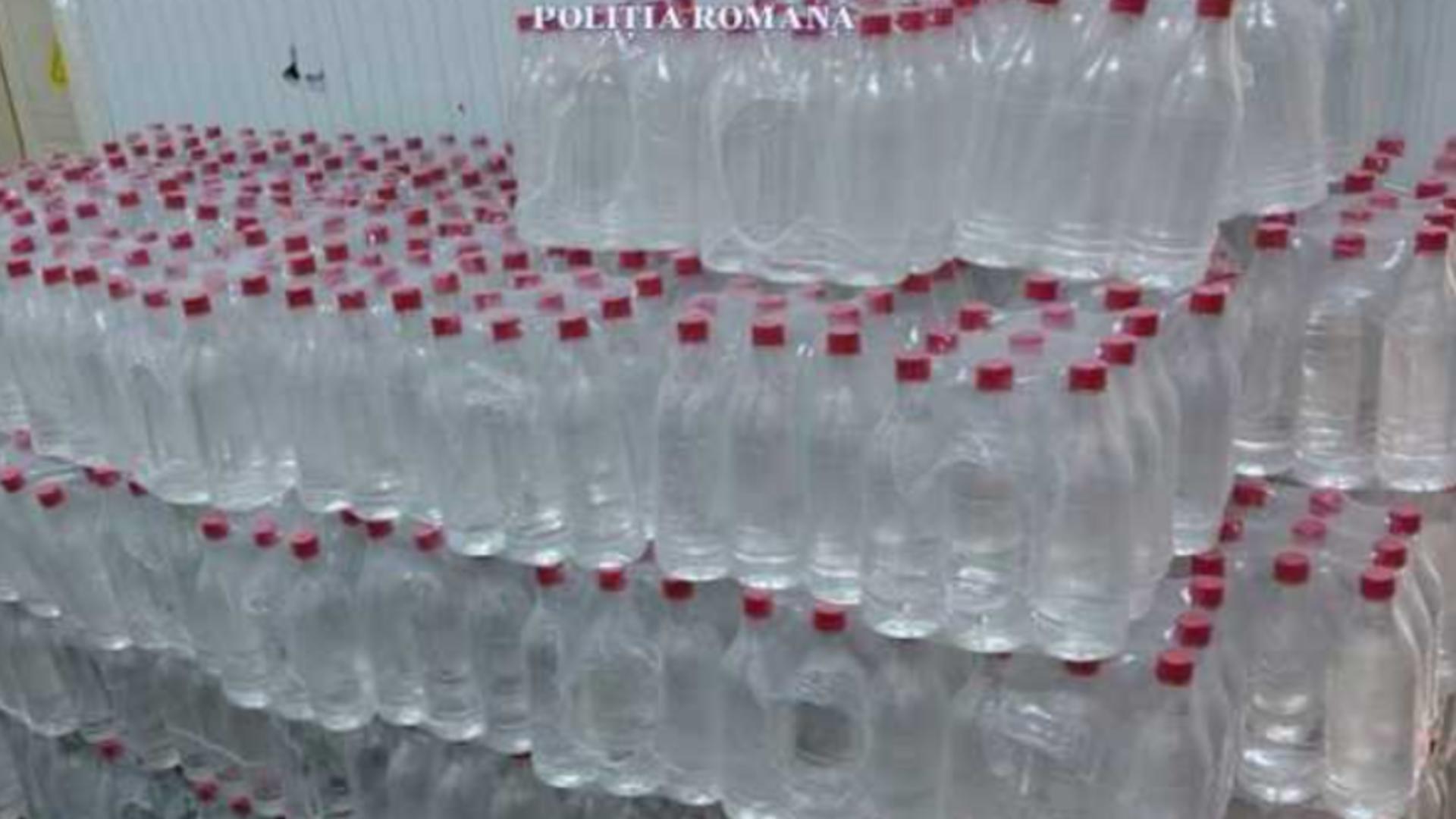 Polițiștii au prins un „antreprenor” care făcea afaceri ilegale cu alcool