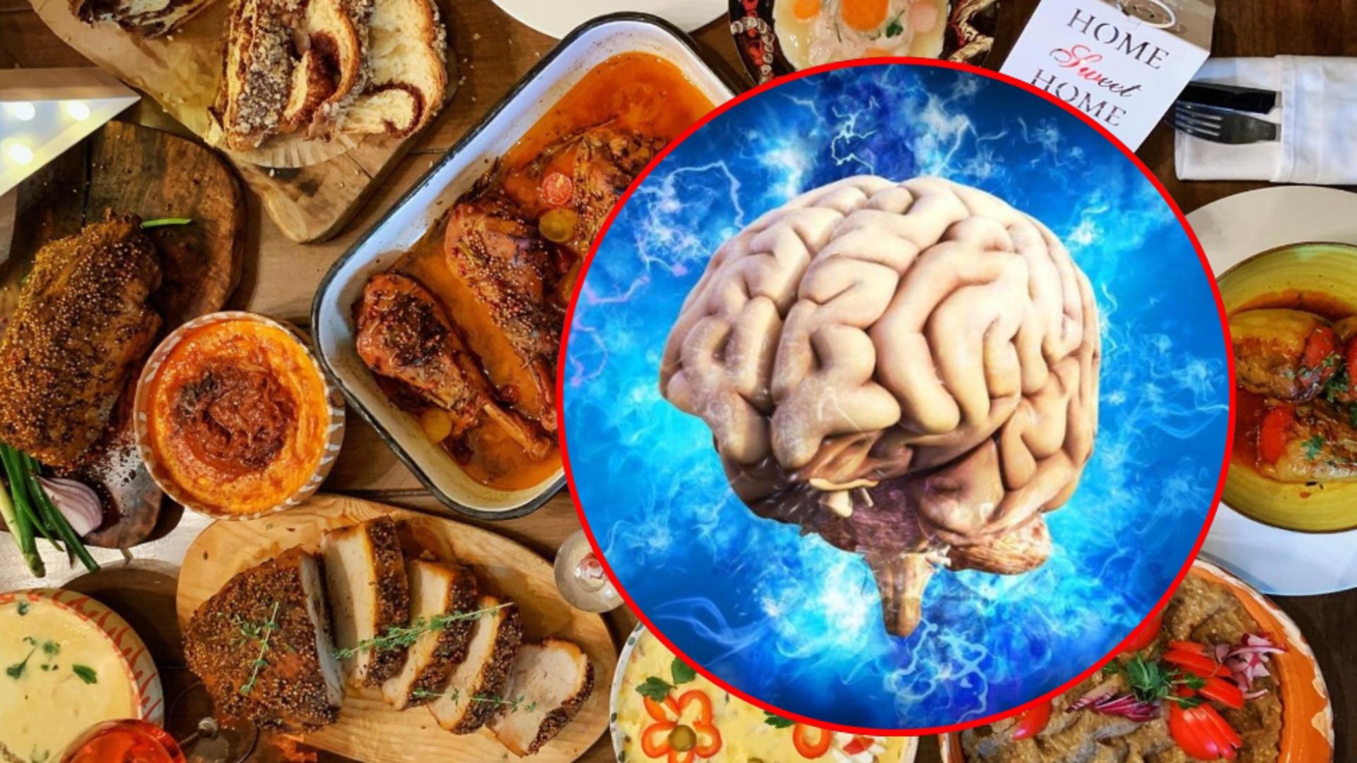 Cinci alimente care afectează grav sănătatea creierului