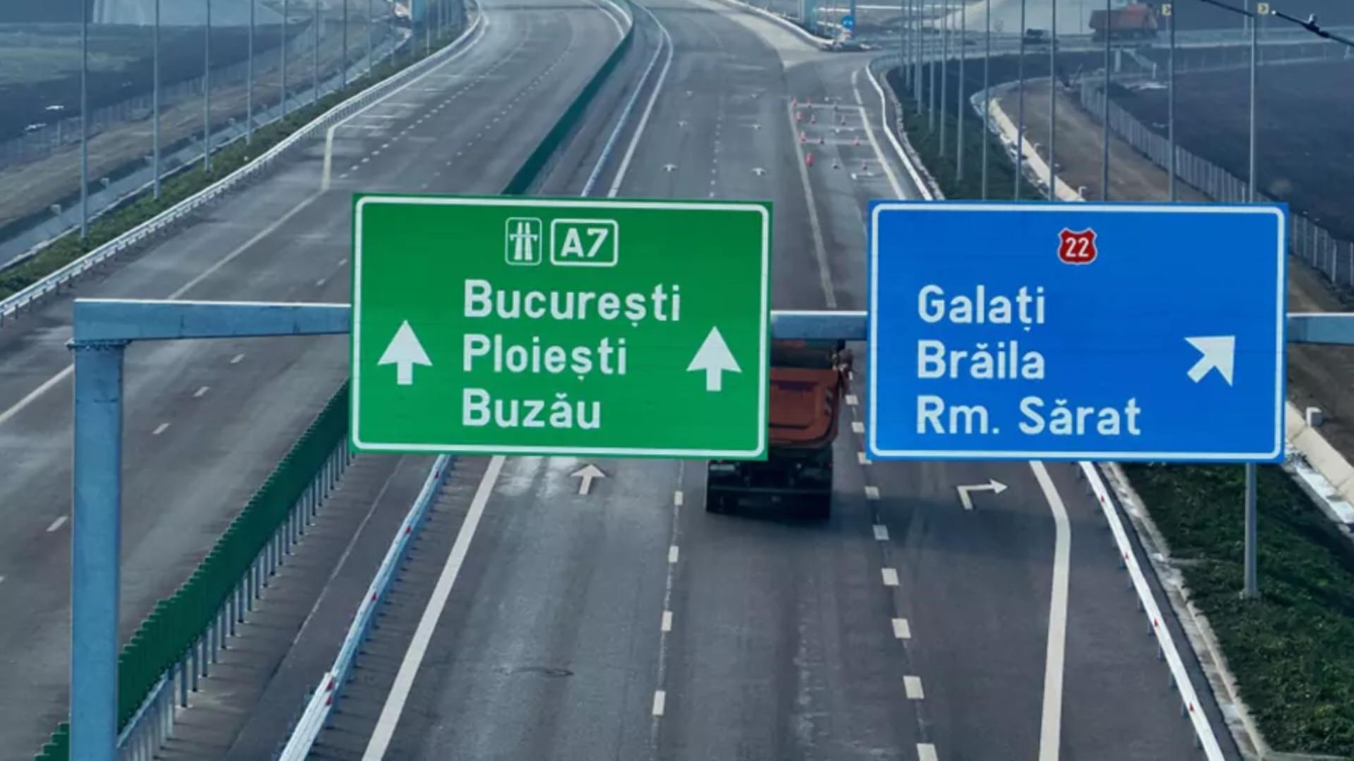 Lotul 3 al autostrăzii Buzău – Focșani, în beznă din cauza inundațiilor. FOTO: Facebook