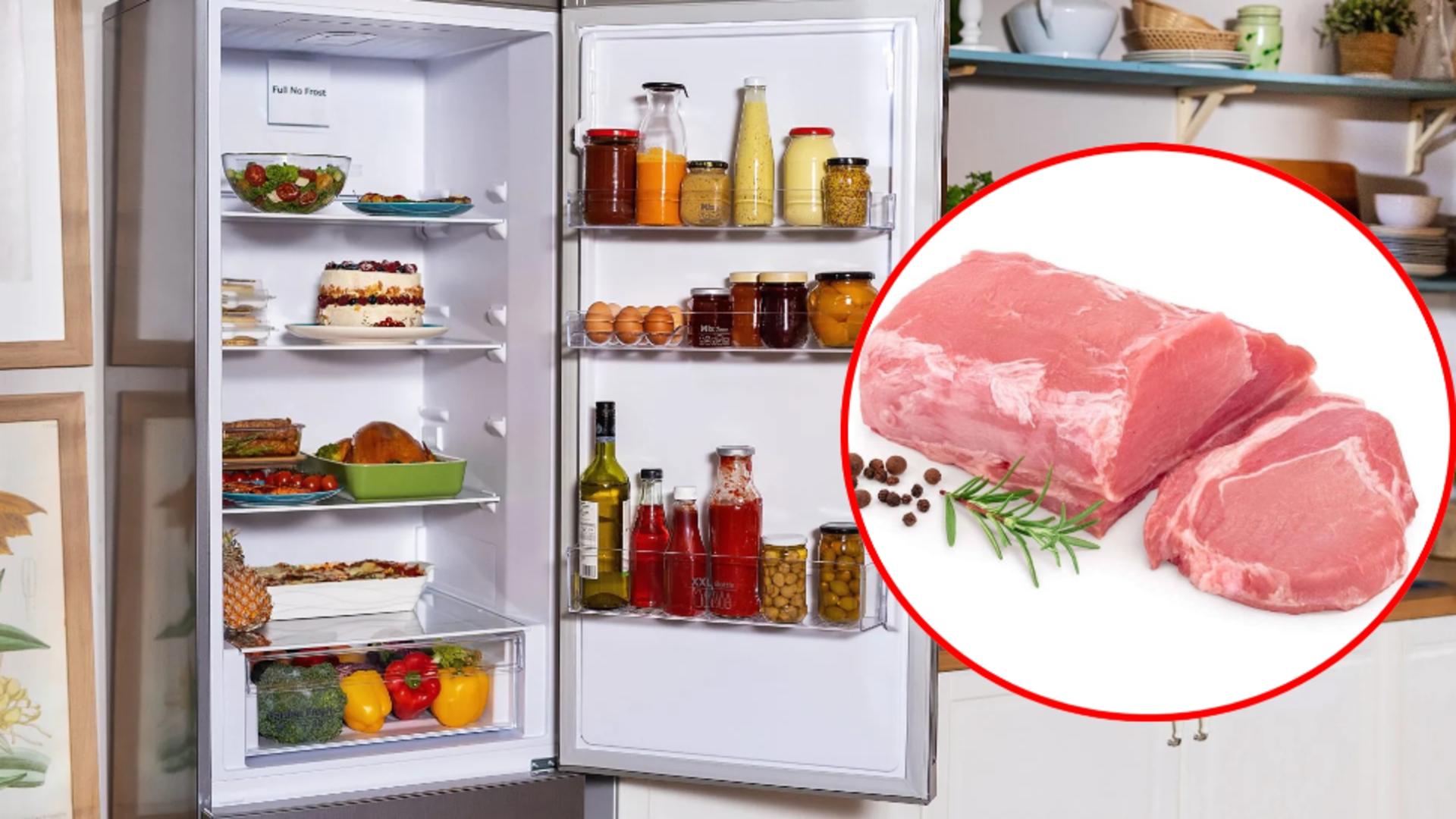 Cum îți dai seama dacă carnea din frigider s-a stricat