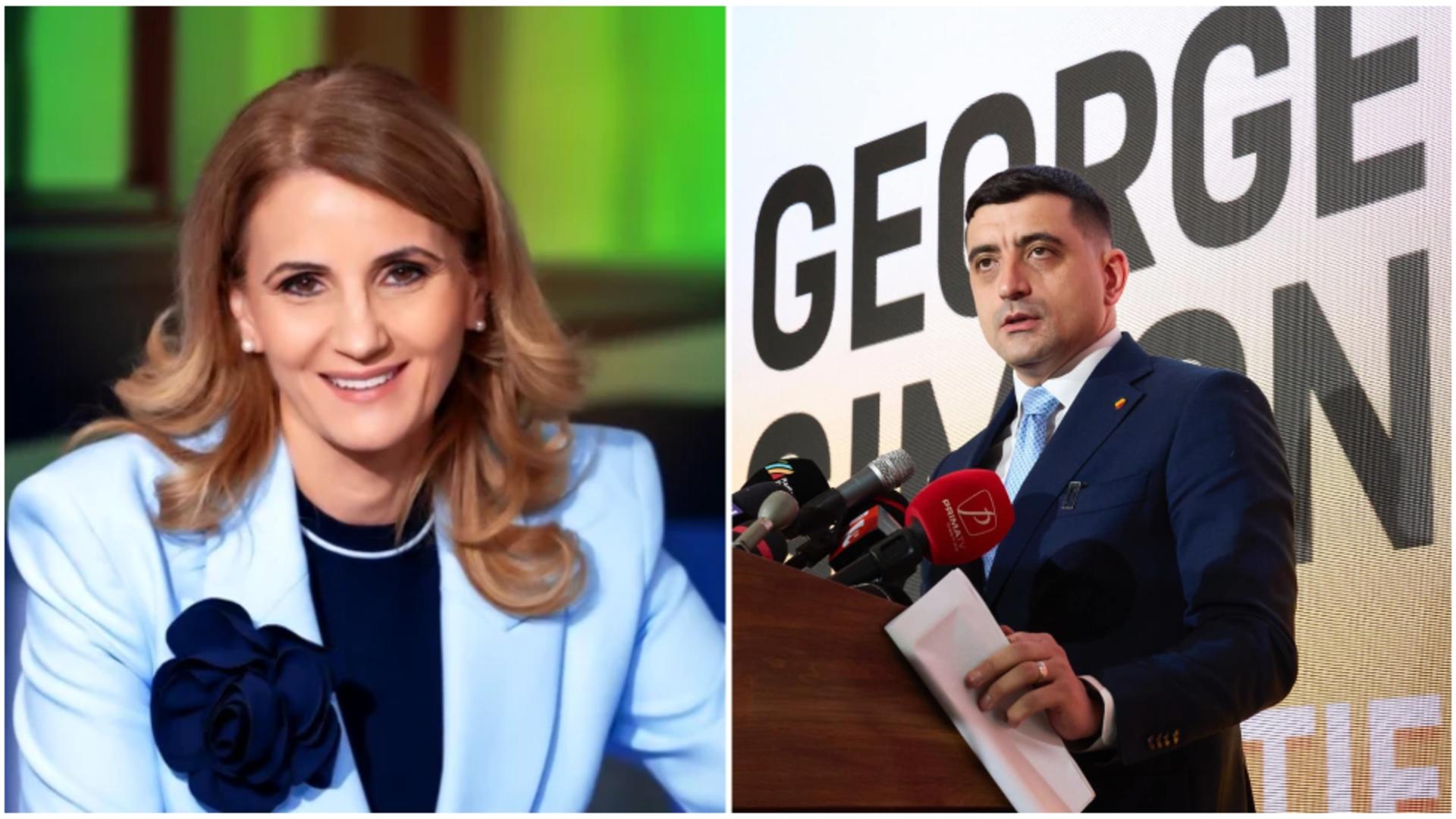 George Simion, față în față cu Anca Alexandrescu