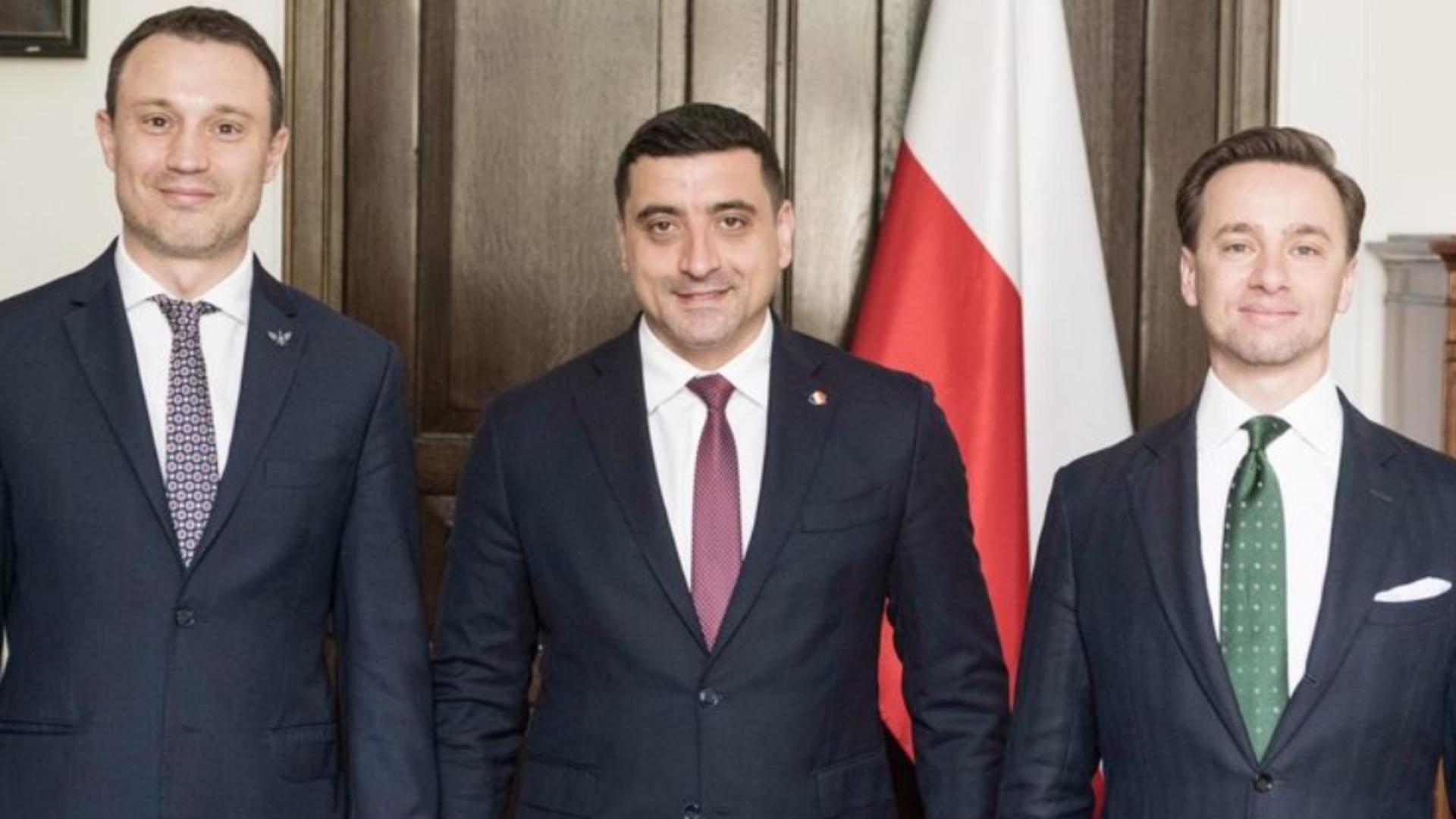 George Simion, vizită oficială în Polonia