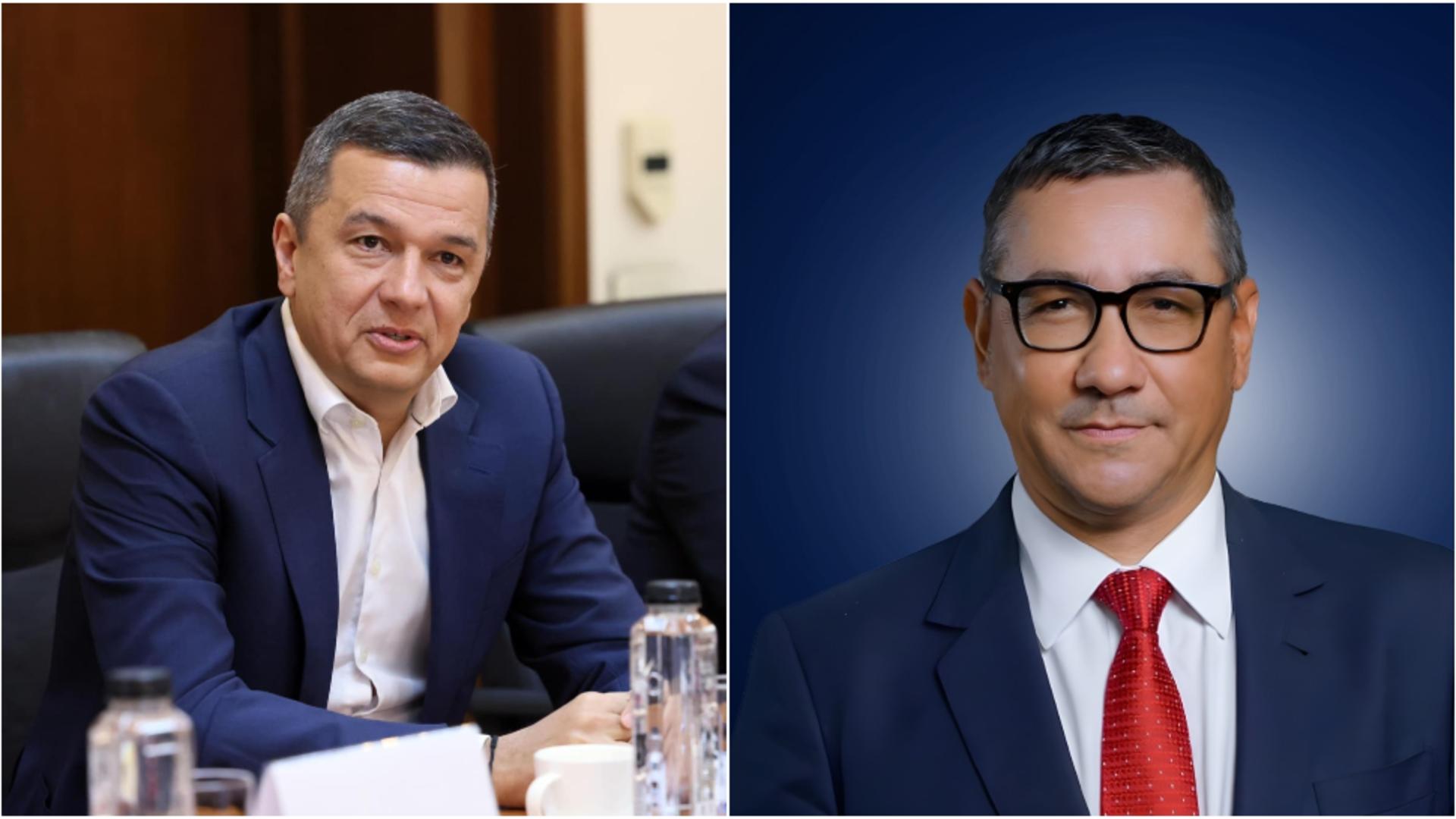 Sorin Grindeanu șterge pe jos cu Victor Ponta. FOTO: Facebook