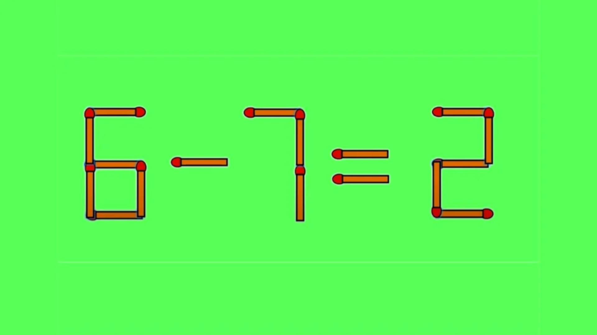 Testul IQ de luni! Doar puțini români pot corecta ecuația 6-7=2