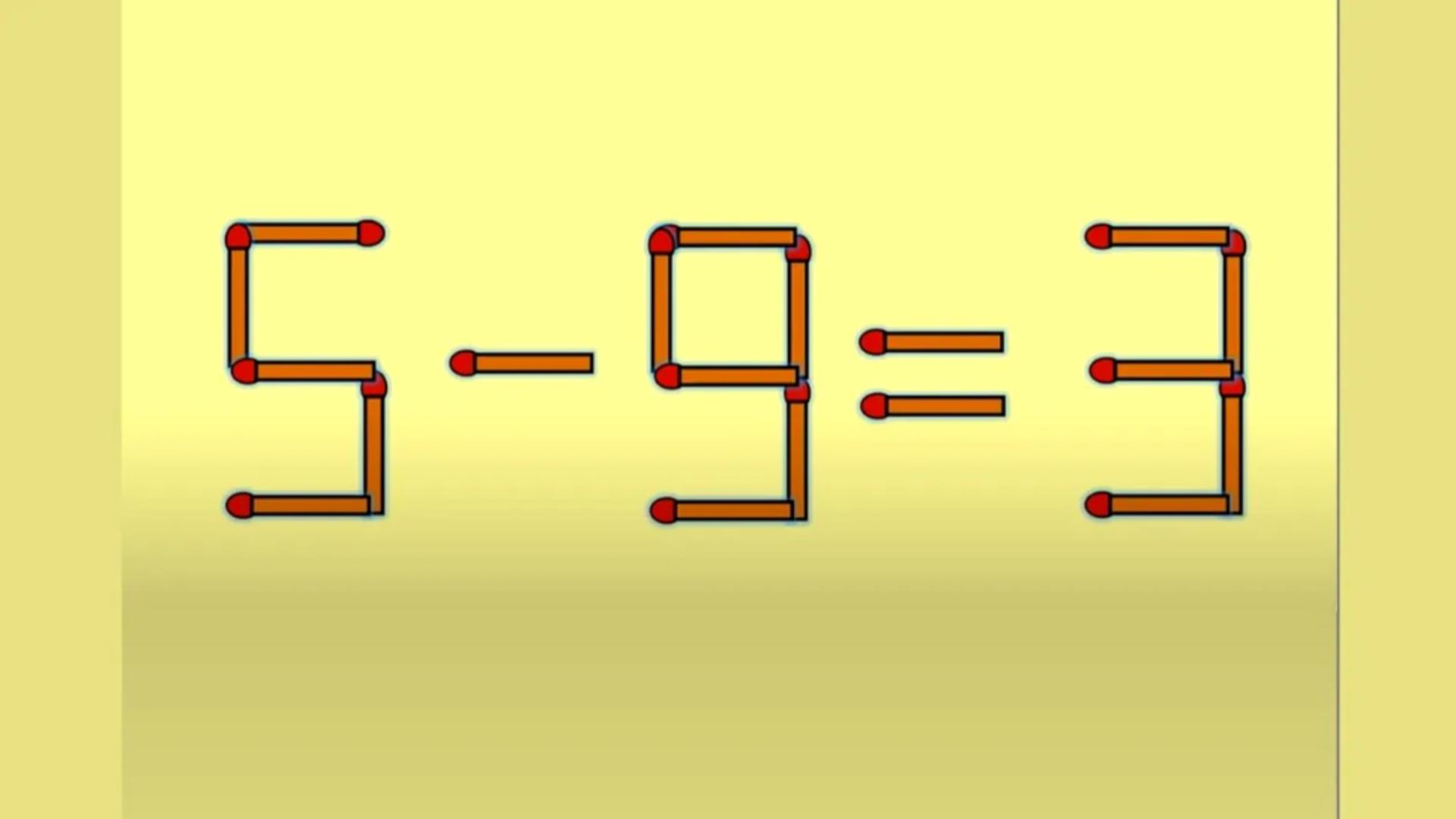 Testul IQ de joi! Cele mai strălucite minți pot corecta 5-9=3
