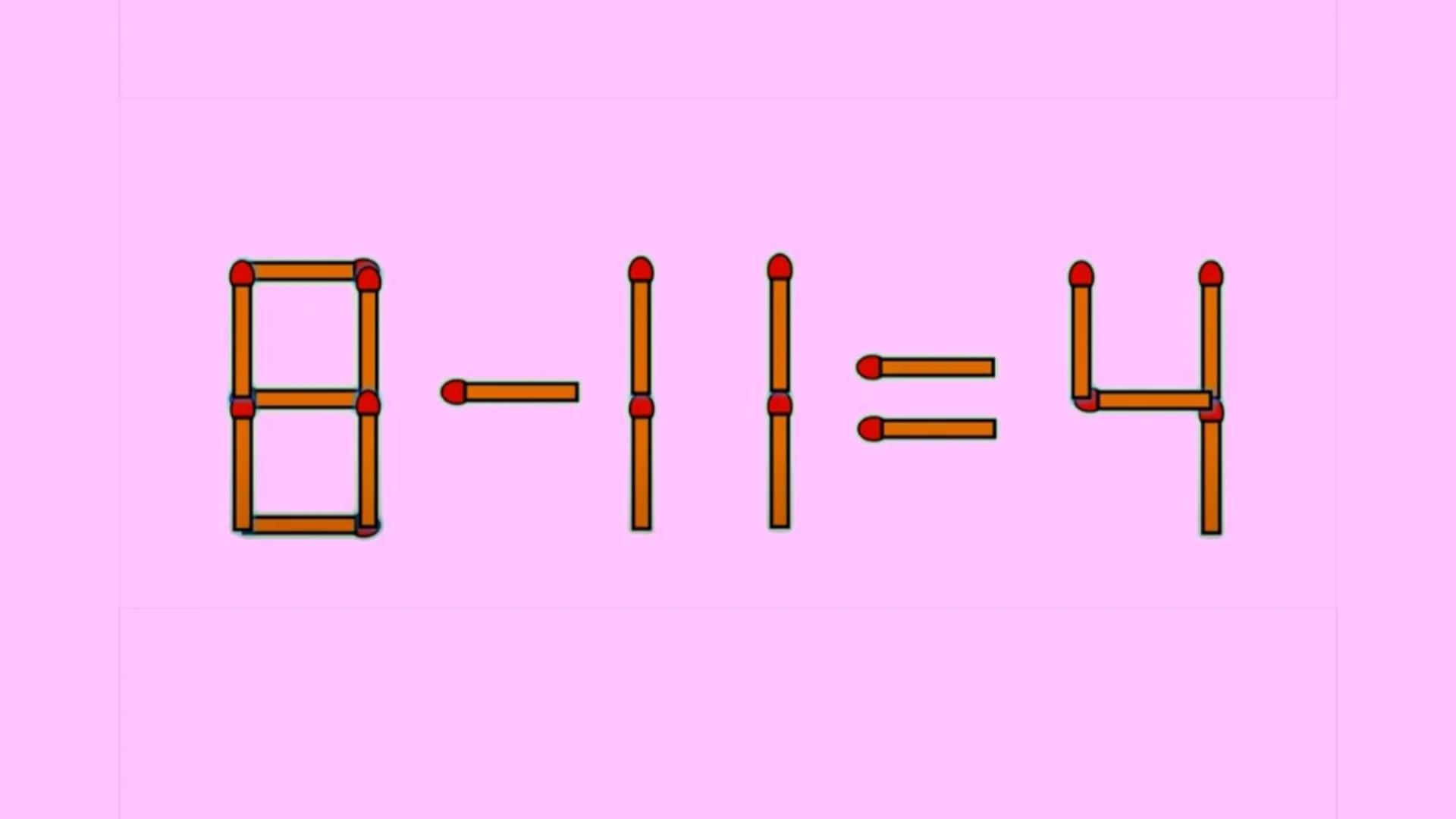 Testul IQ de miercuri: în cât timp poți corecta 8 – 11 = 4?