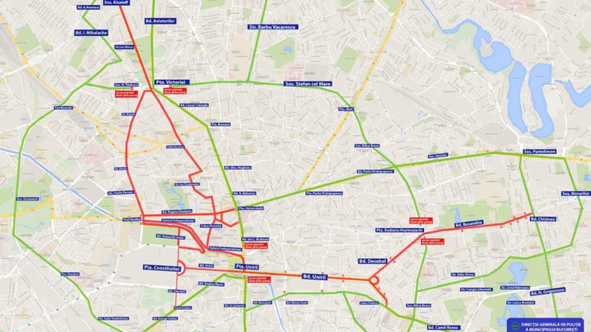 Atenție, șoferi! Restricții majore de trafic în Capitală în weekendul 9–11 mai