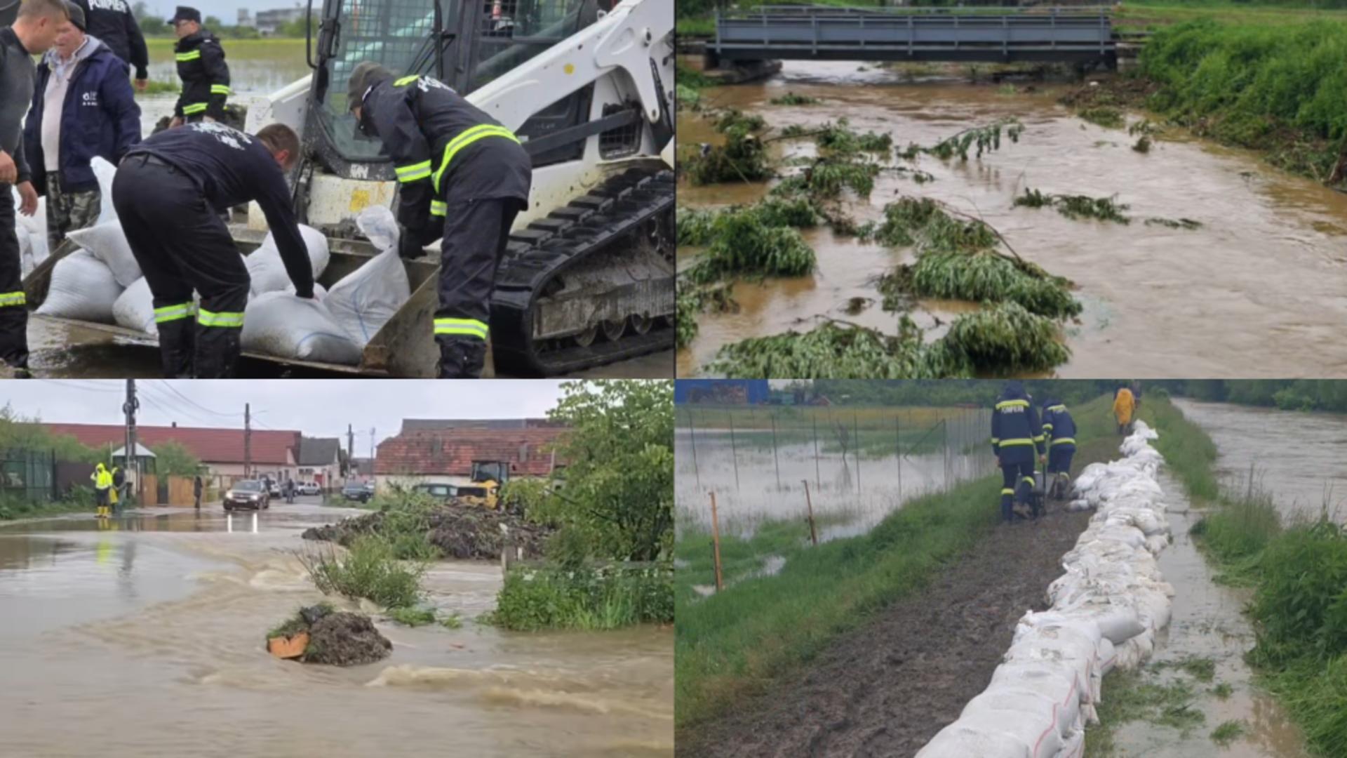 Intervenții masive în județul Brașov. FOTO: ISU Sibiu