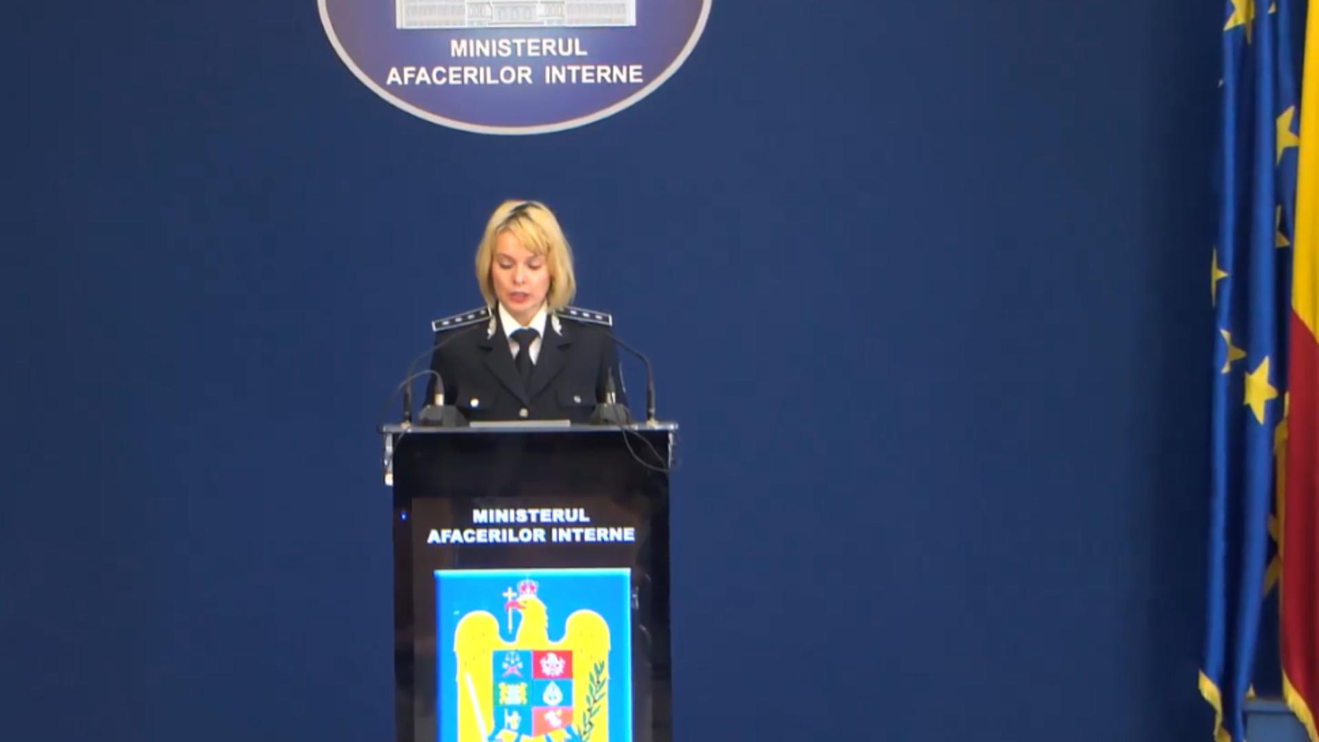 Raportul de ultimă oră de la MAI. Foto: Facebook