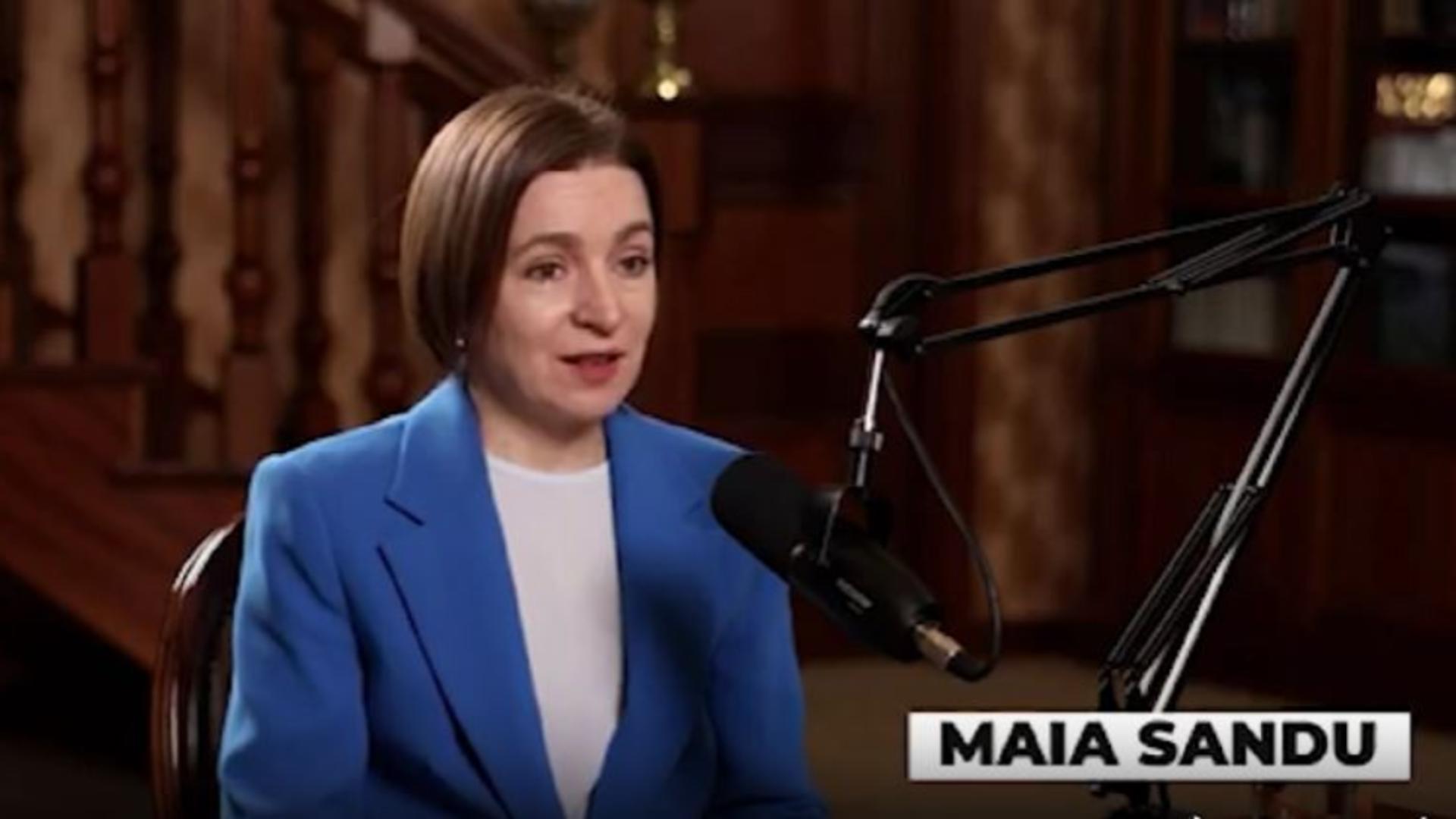 Maia Sandu: „Eu personal îl susțin pe Nicușor Dan! Vrem o Românie care să ne ajute să ajungem în UE!”