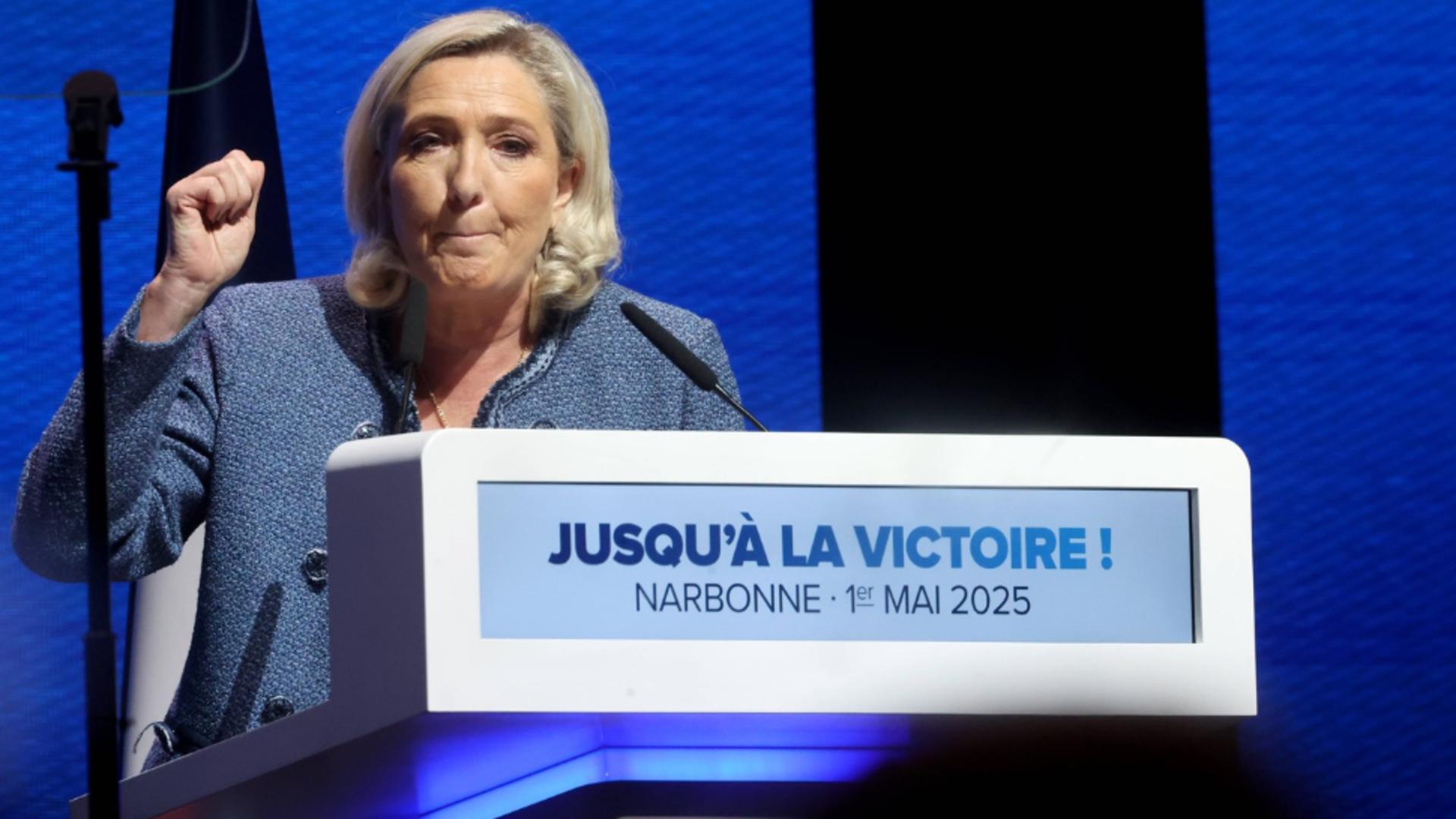 Marine Le Pen, susținere totală pentru George Simion / Foto: Profi Media