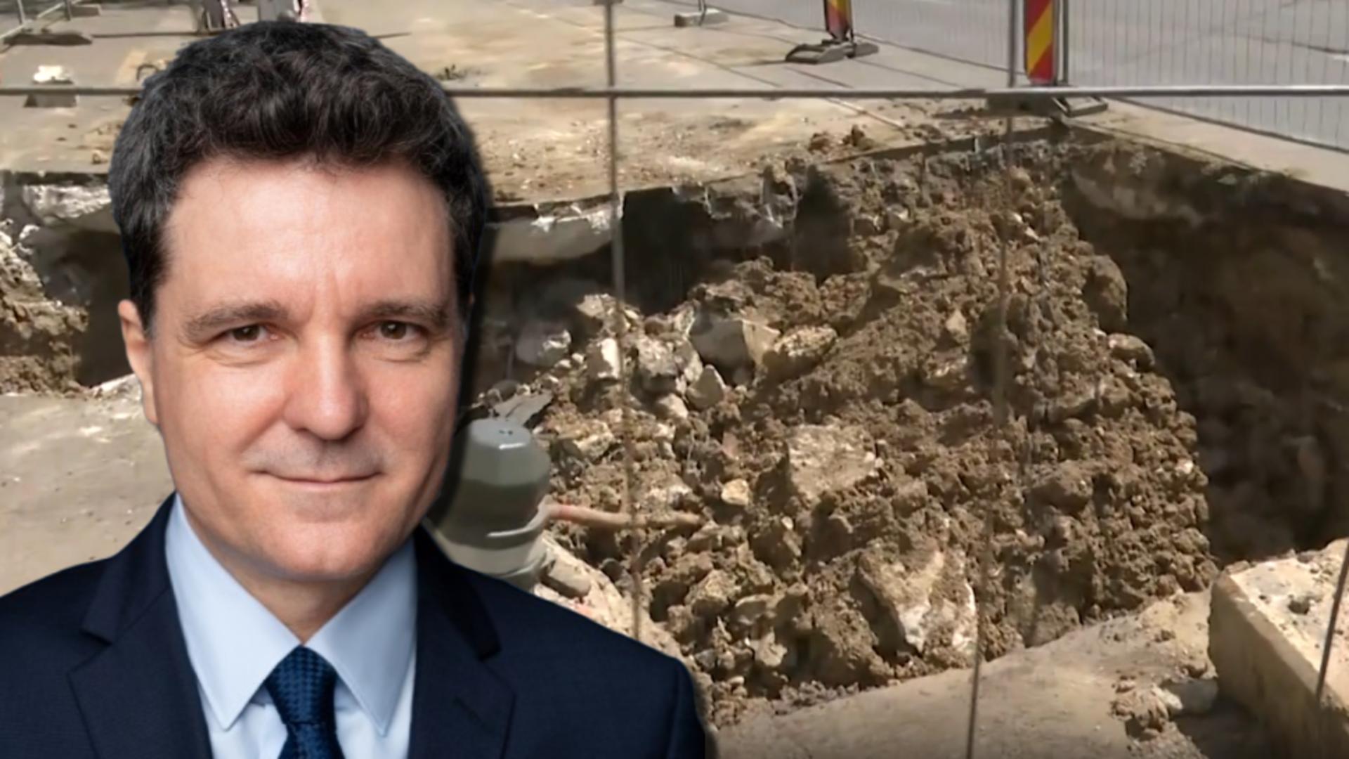 Capitala lui Nicușor Dan, în haos. FOTO: Captura Realitatea PLUS/Facebook