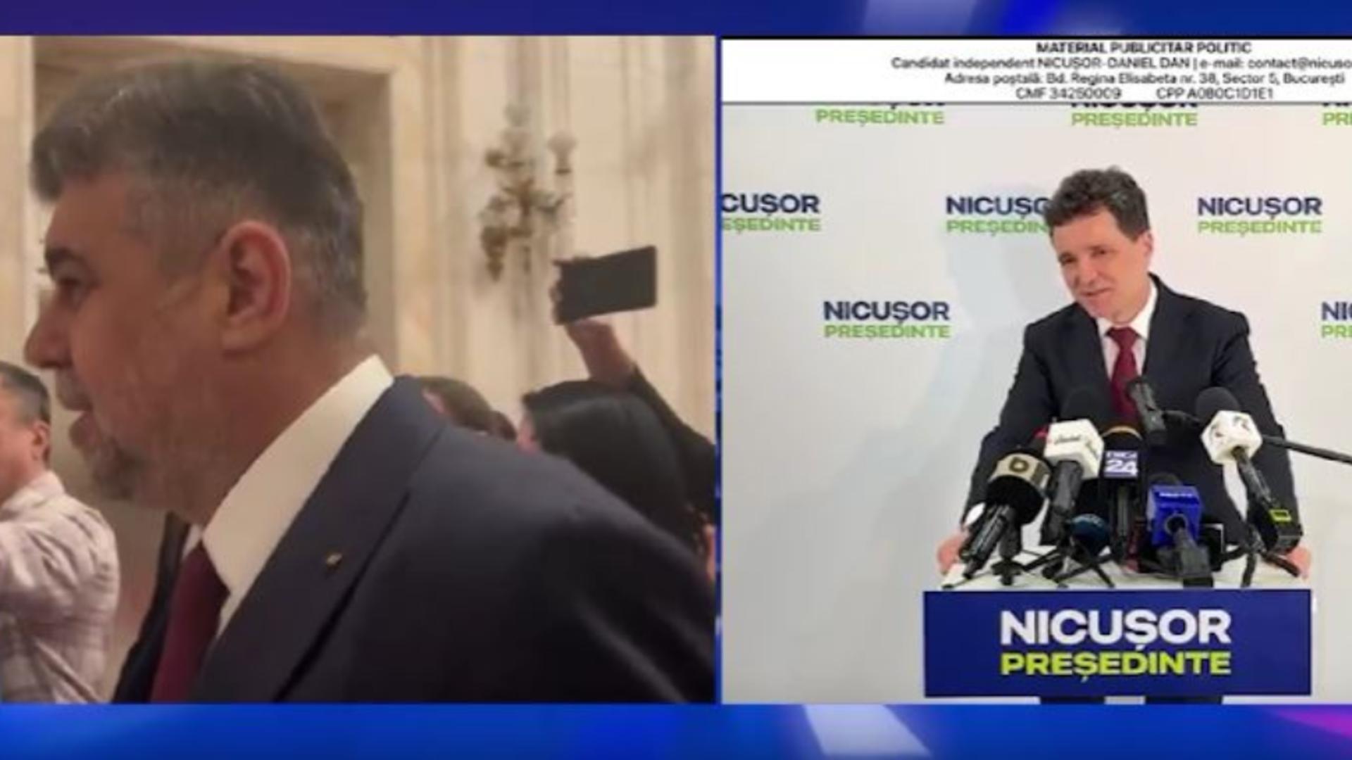 Nicușor Dan a uitat că-l critica pe Ciolacu și vrea Guvern cu PSD