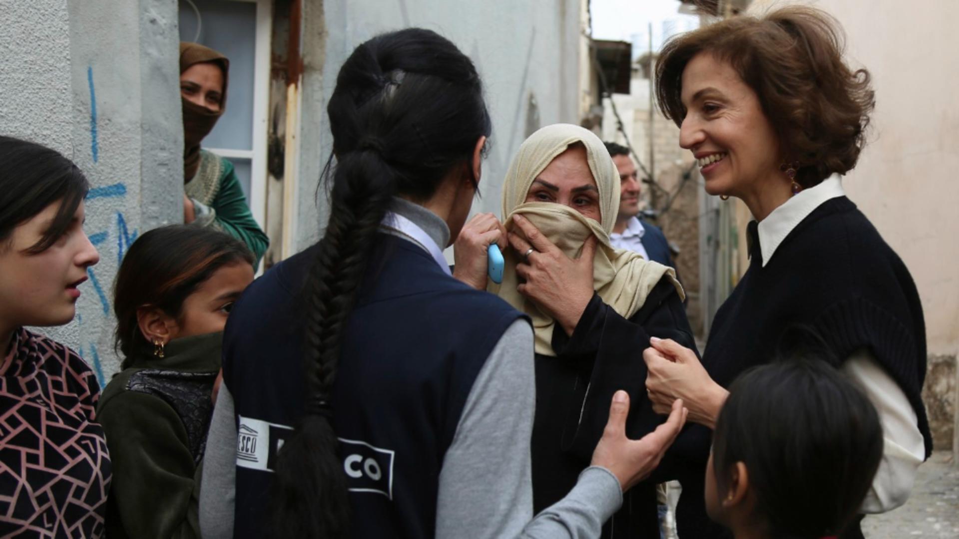 Directorul general al UNESCO, Audrey Azoulay. Foto: Profimedia