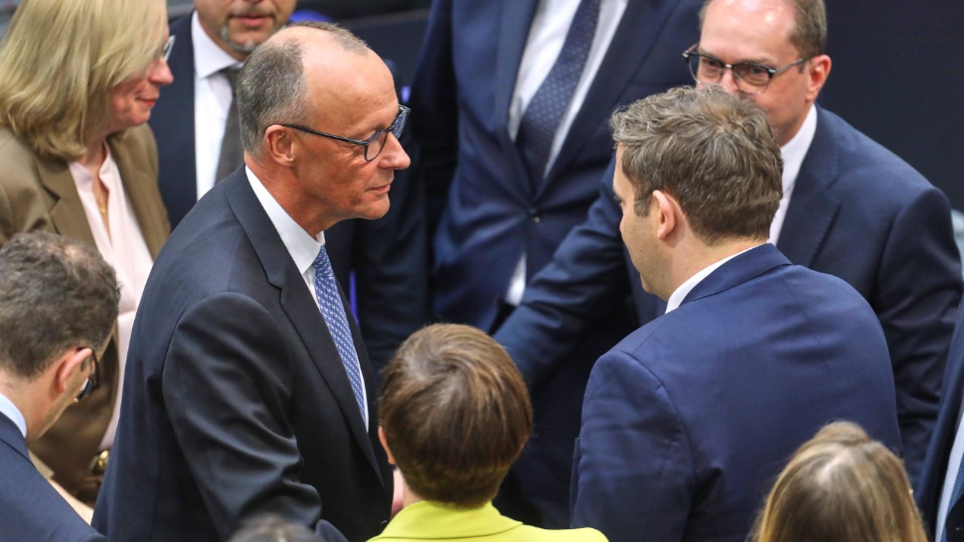 Friedrich Merz a primit undă verde în Bundestag pentru postul de cancelar german. Foto: Profimedia