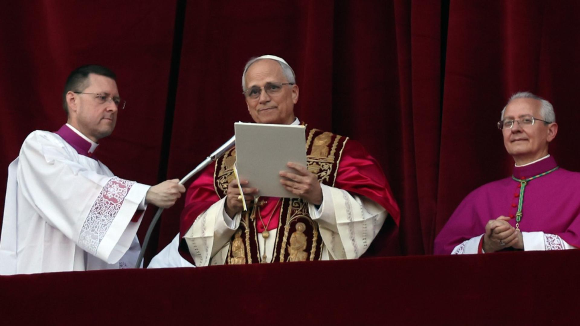 Noul Papă a ținut primul său discurs. Foto: Profimedia