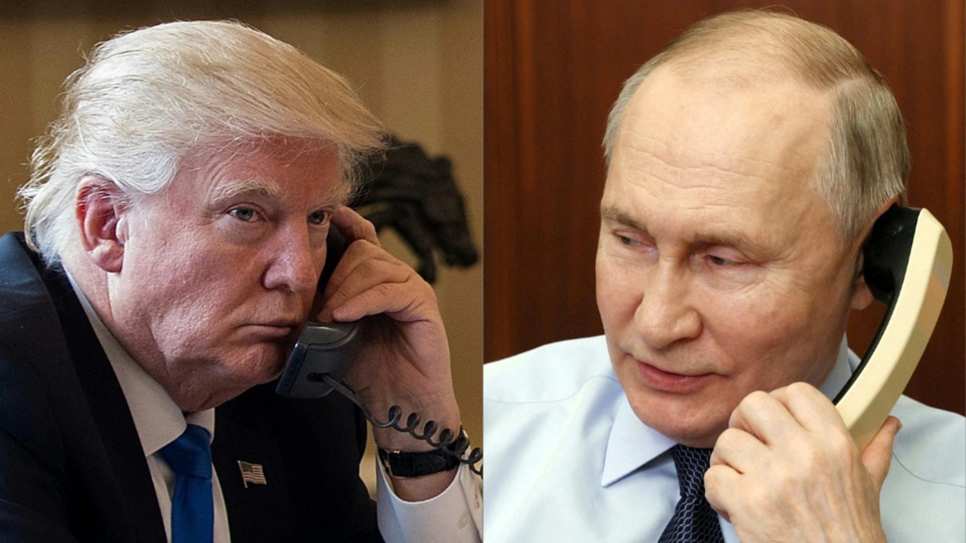Discuția dintre Donald Trump și Vladimir Putin s-a încheiat prost. Foto: Profimedia