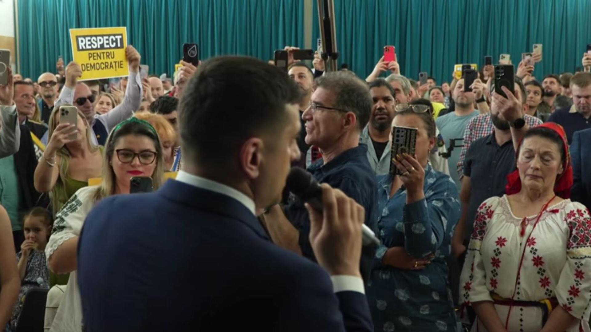 Valuri de susținere pentru George Simion din DIASPORA. Românii care vor să se întoarcă acasă îl susțin