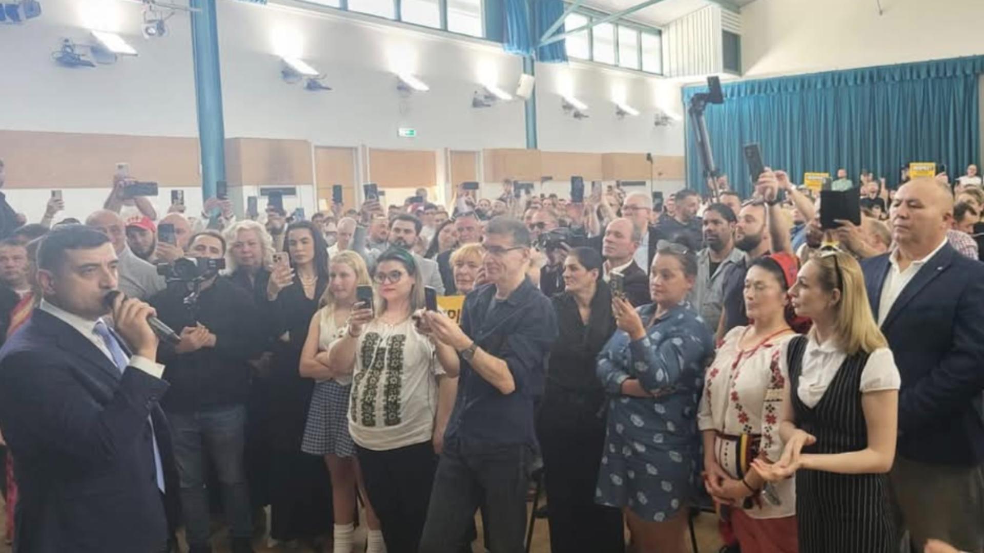 George Simion, mesaj de unitate de la Londra: Puterea este la români!