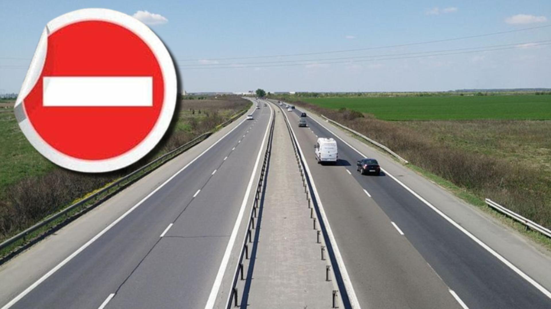 Trafic resticționat pe Autostrada A 1 București – Pitești