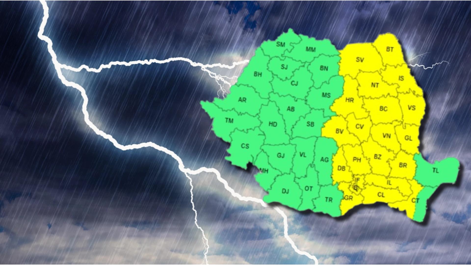 Meteorologii anunță un weekend cu vreme instabilă