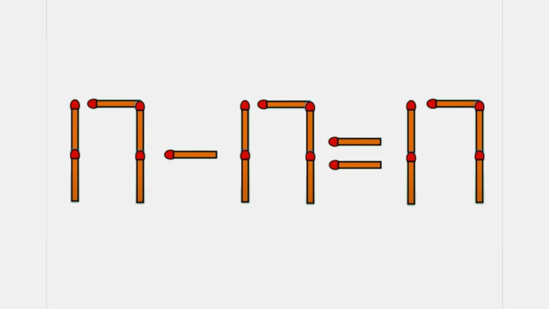  TEST IQ de weekend! Cei mai deștepți dintre cei mai deștepți pot corecta 17 – 17 = 17