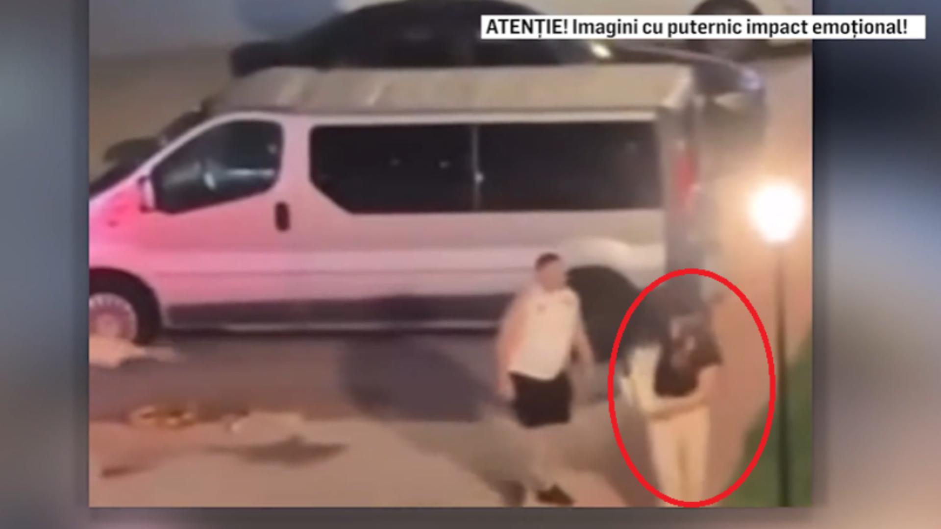 Femeie amenințată și urmărită de un bărbat, la scurt timp după crima înfiorătoare din cartierul de lux. Eveniment șocant / Captură video