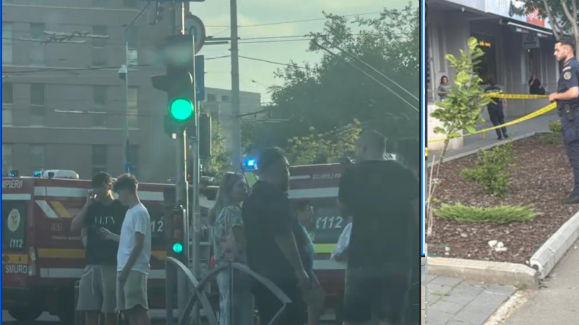 Copil căzut de la etaj