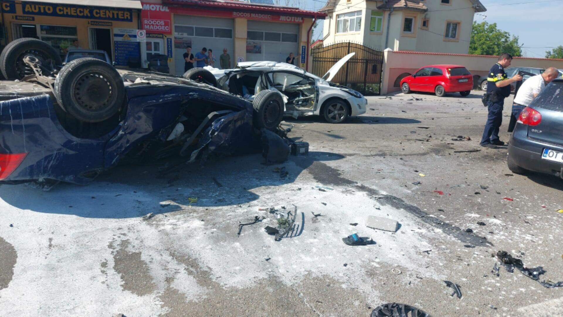 Tragedie pe DN 65: un copil de 11 ani și-a pierdut viața într-un accident în lanț cu patru mașini