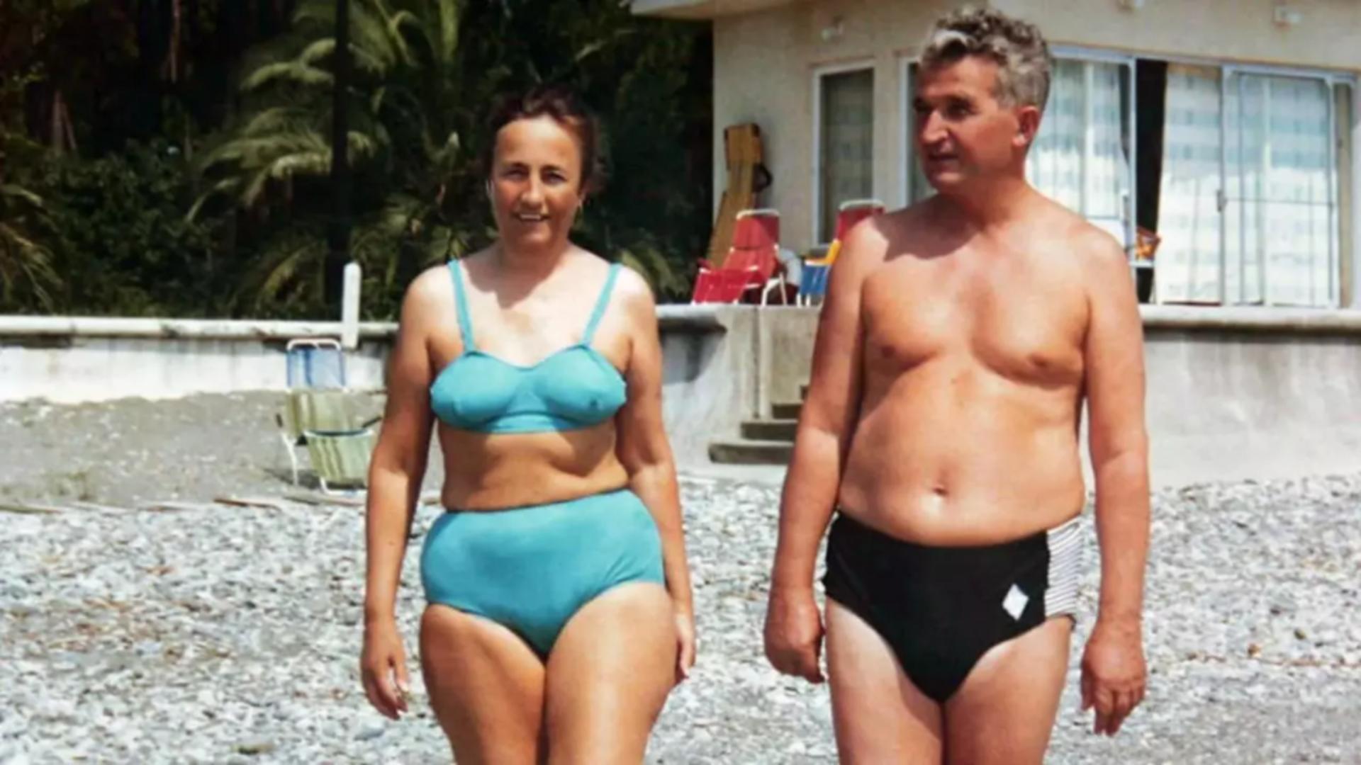 Elena și Nicolae Ceaușescu la mare (sursa foto: Evenimentul istoric)