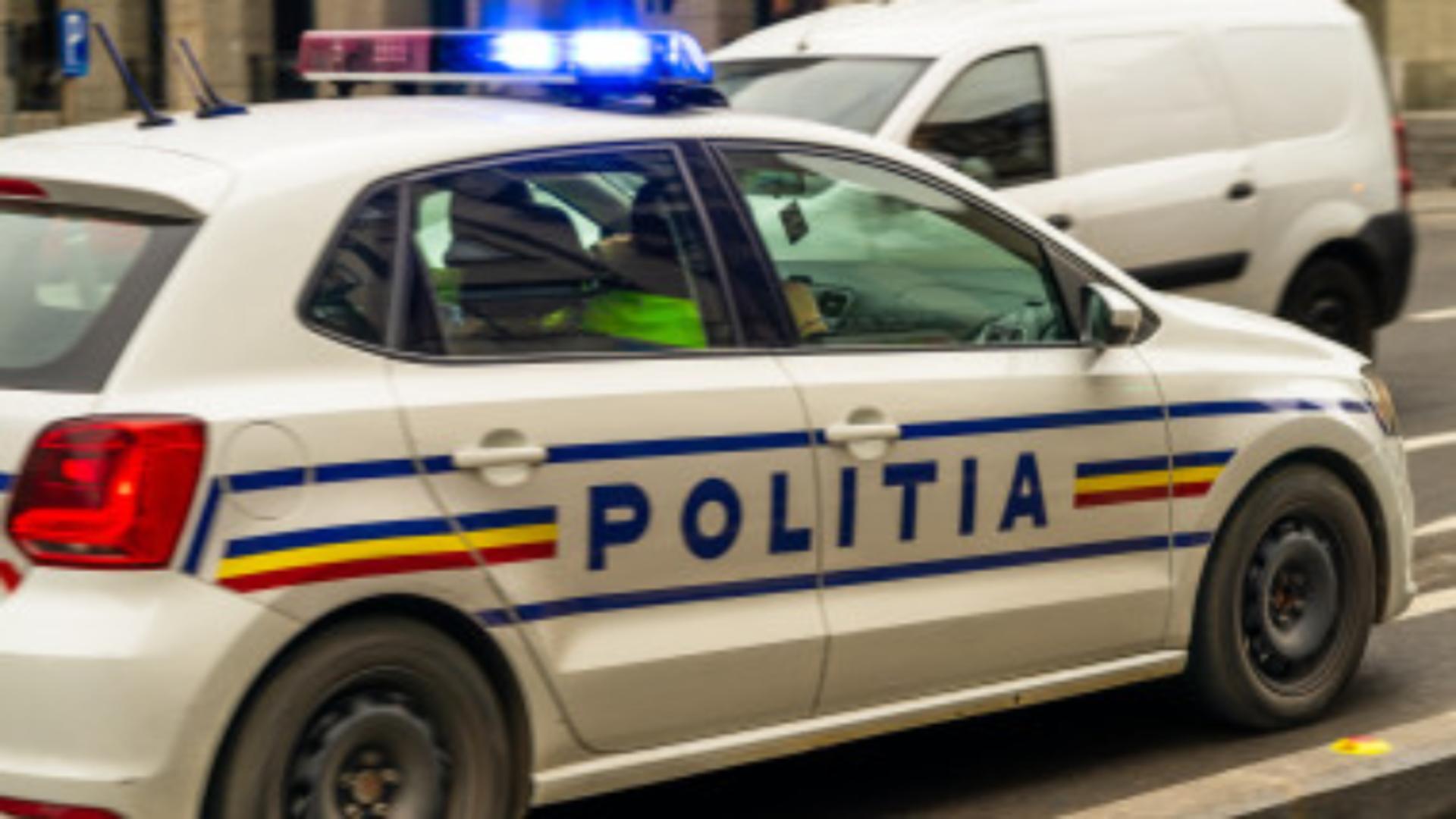 Intervenție cu focuri de armă în Cluj: un bărbat a fost arestat după ce a atacat doi polițiști cu un cuțit