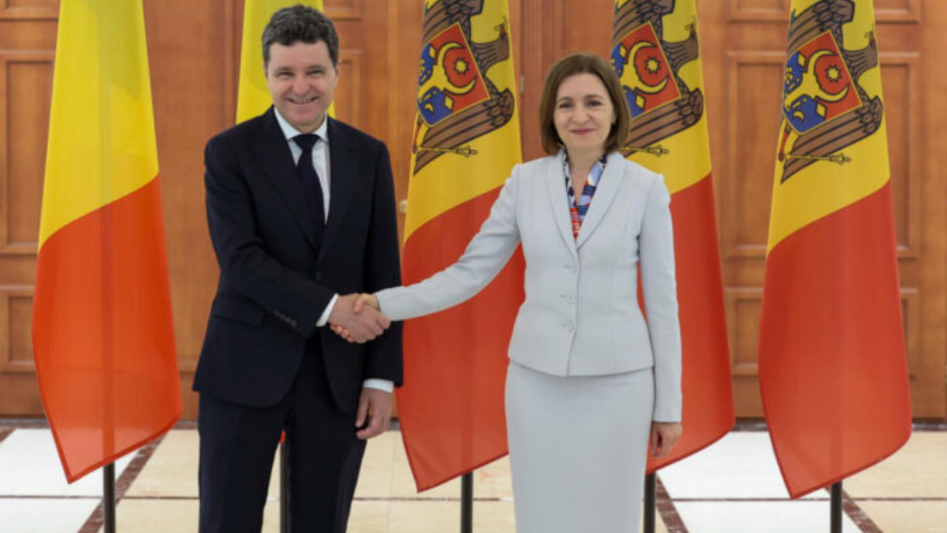 Președinta Republicii Moldova, Maia Sandu: „În fruntea României avem un partener ferm, un om care respectă Republica Moldova”