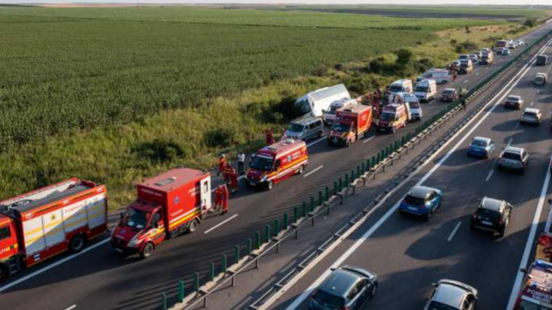 Tragedie pe autostrada A2: