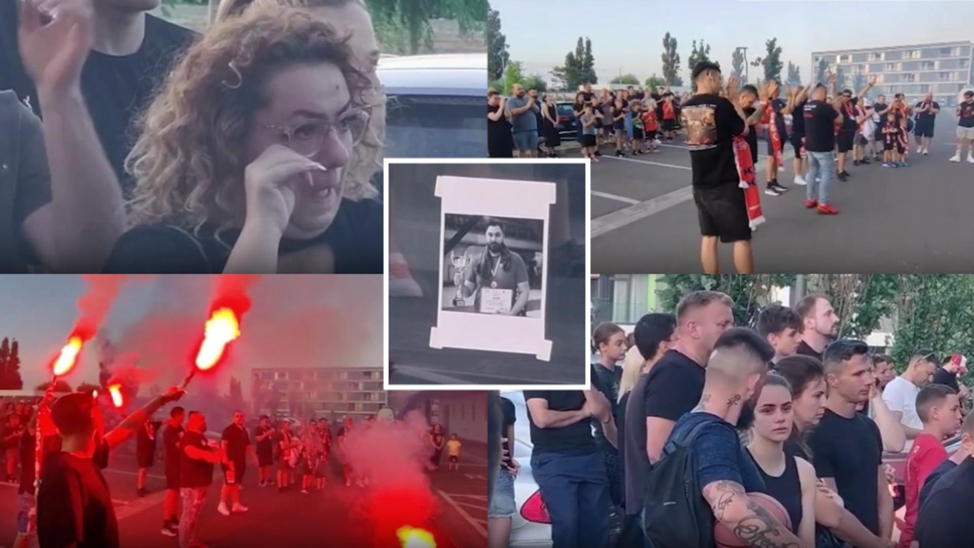 Antrenorul care a murit în tragedia de pe Autostrada Soarelui a fost înmormântat