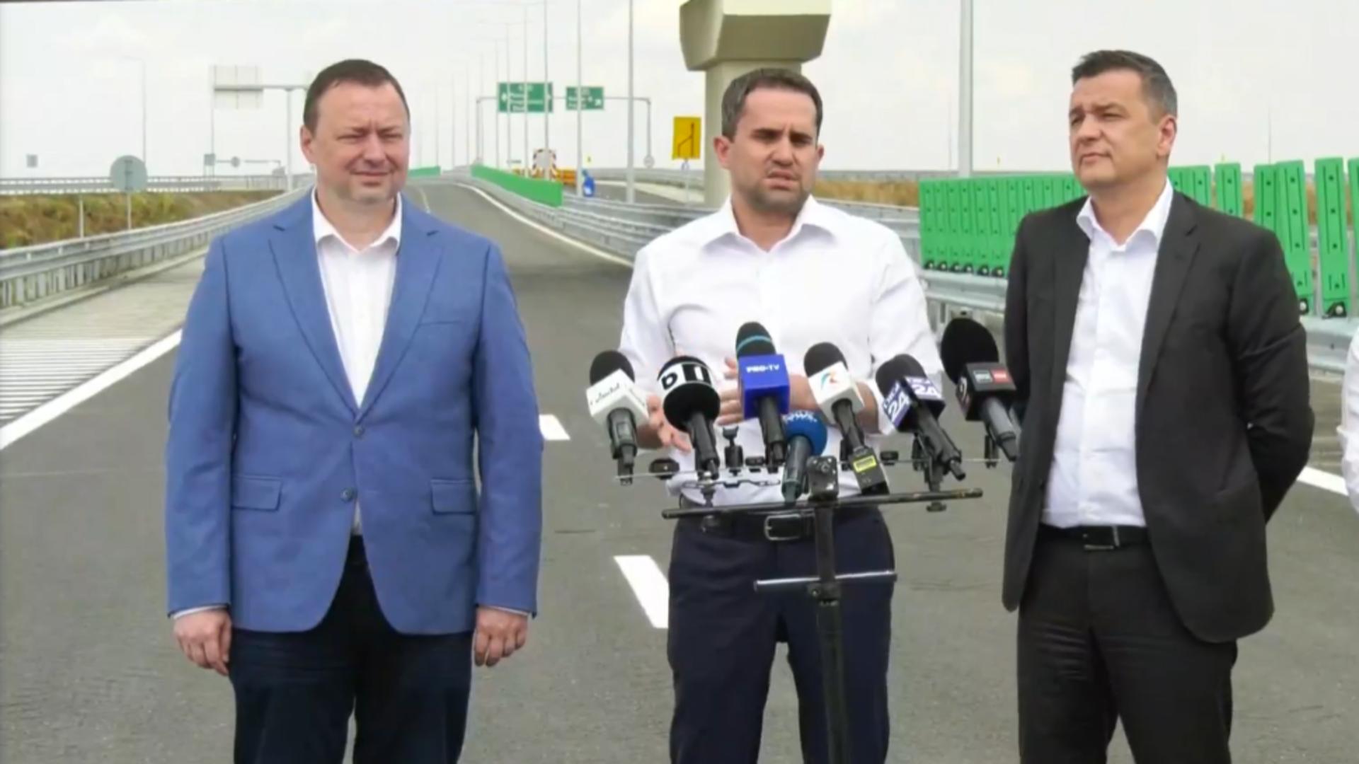 Noul ministru al Transporturilor a anunțat că, de luni, se va putea circula de la Curtea de Argeș la Constanța doar pe autostradă