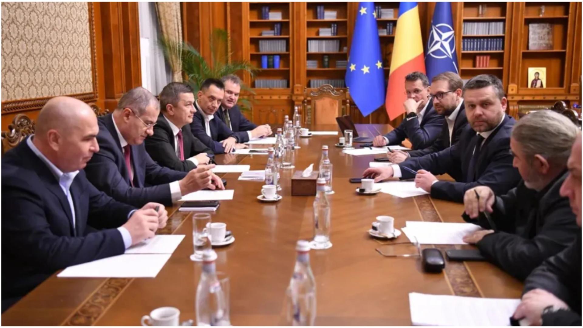 Ilie Bolojan, întâlnire cu liderii partidelor din coaliție