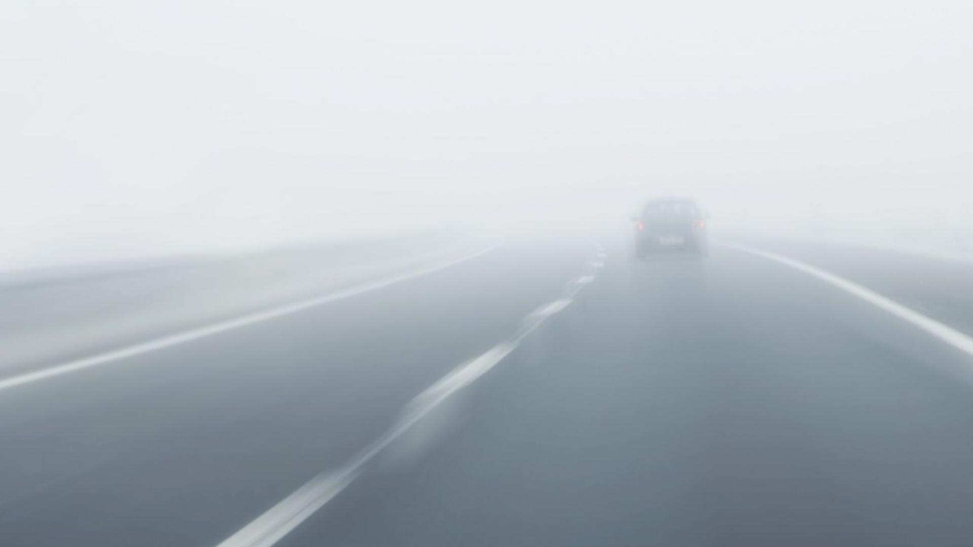 Cod galben de ceață. Alertă de ghețuș și chiciură