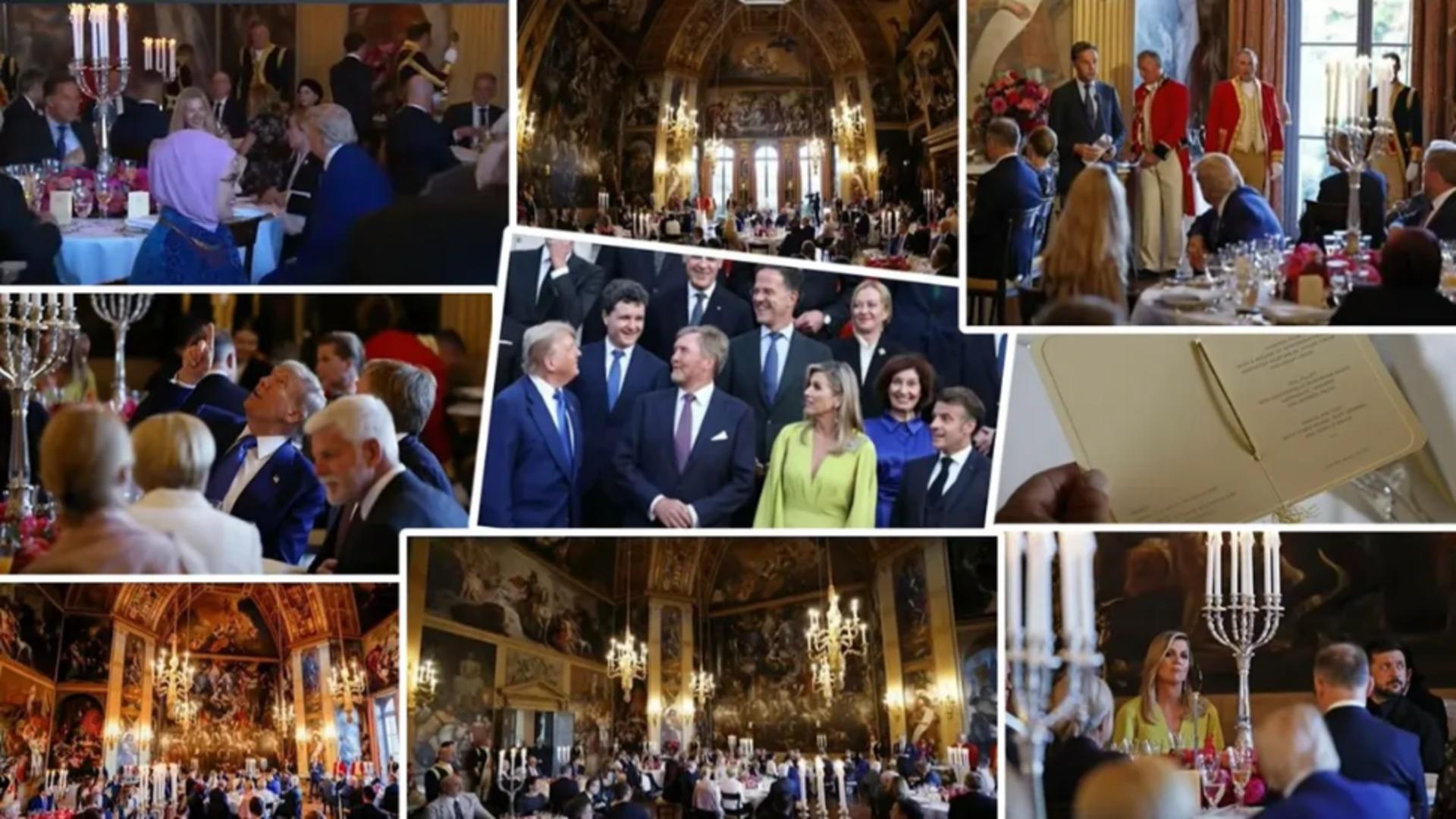 Diplomație la cel mai înalt nivel: NATO s-a reunit la Haga într-un cadru de elită. Cu ce au fost serviți Donald Trump și Nicușor Dan?