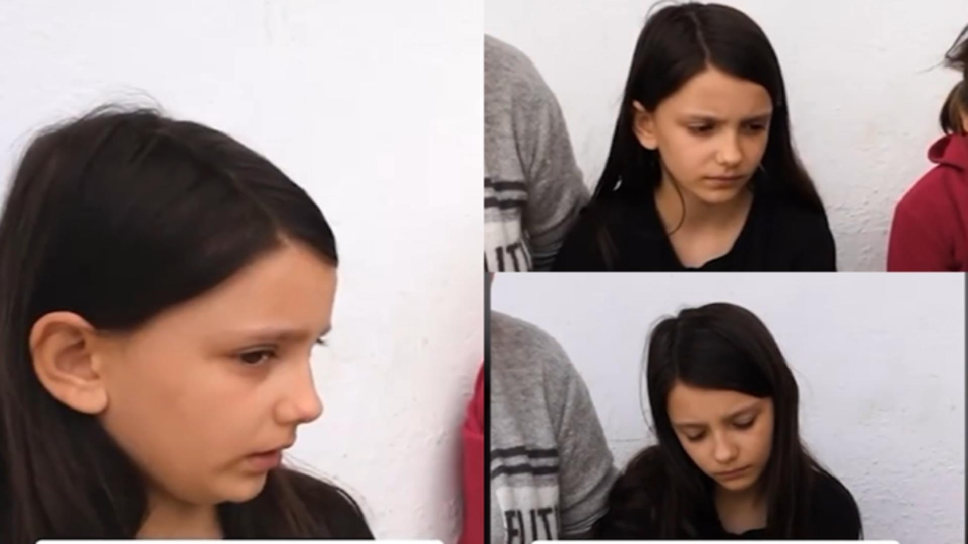 Mesajul emoționant al fetiței care plânge din cauza sărăciei. FOTO: Captura Tik Tok