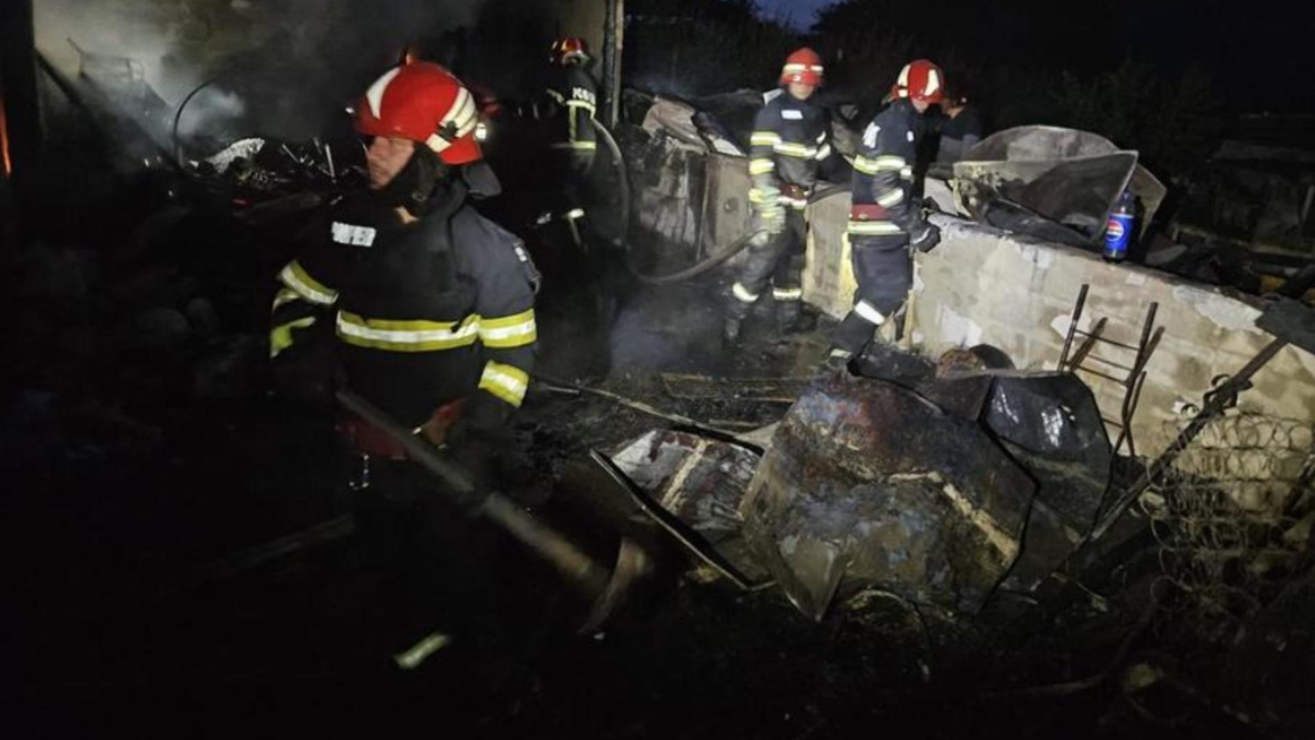 Incendiu de proporții în județul Bacău! FOTO: Arhivă