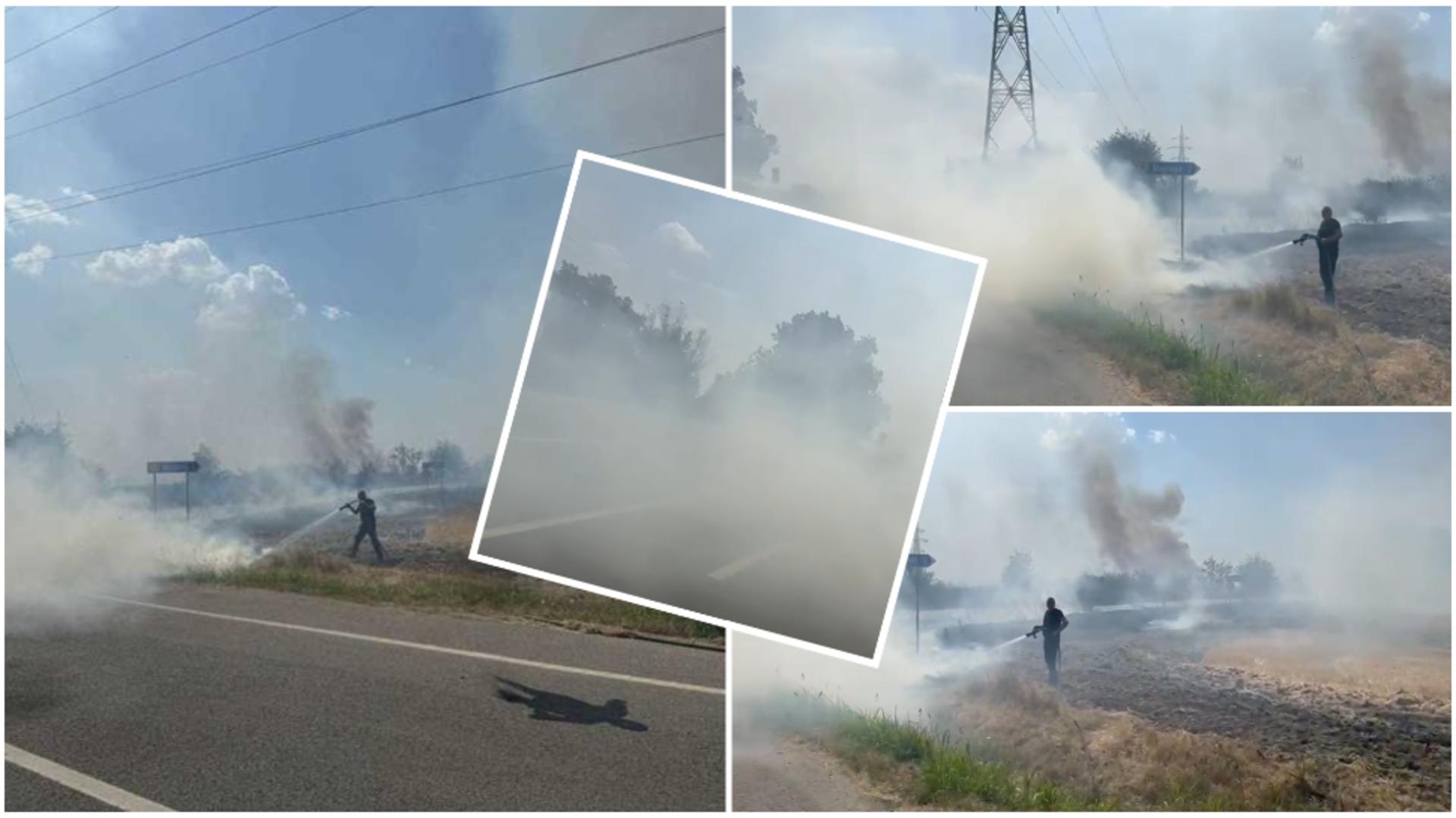  Incendiu puternic în Dolj! FOTO: Captura News.ro