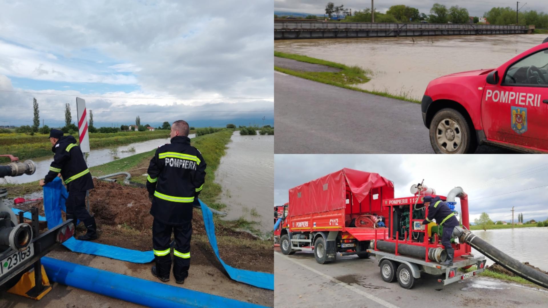 România, maturată de puhoaie. FOTO: DSU