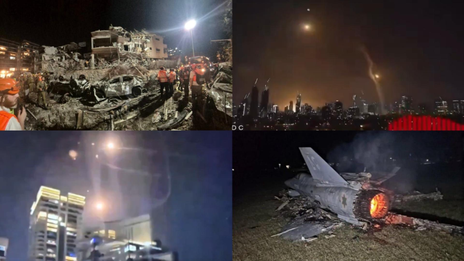 Iranul a lansat noi atacuri groaznice asupra Israelului. FOTO: X