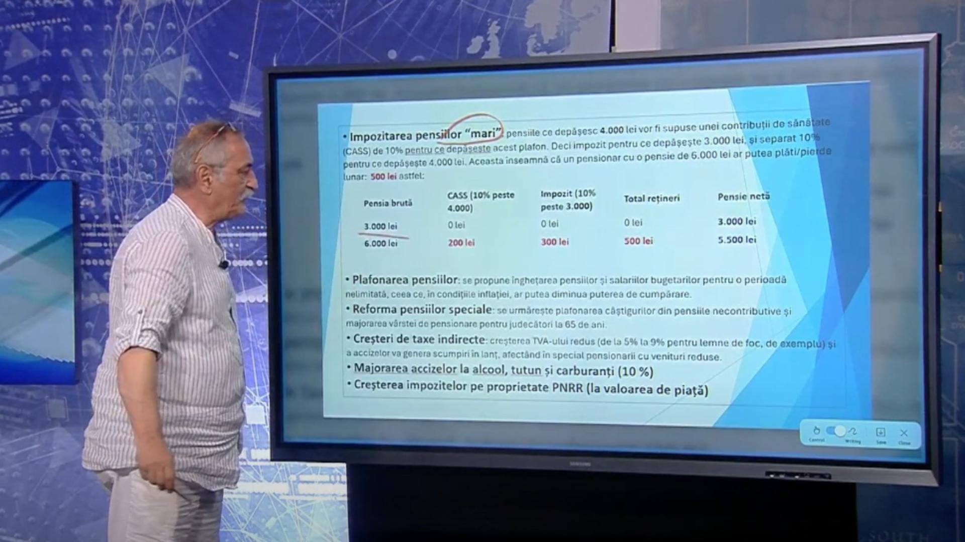n. Expertul Adrian Izvoranu a explicat, în direct, la Realitatea Plus, ce categorii de pensionari sunt vizate.