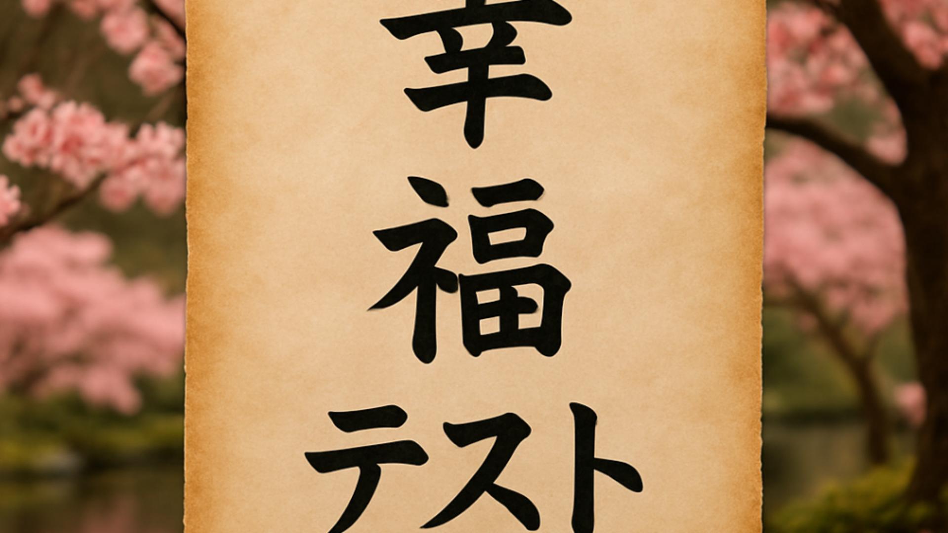 Testul japonez care îți arată dacă ești cu adevărat fericit