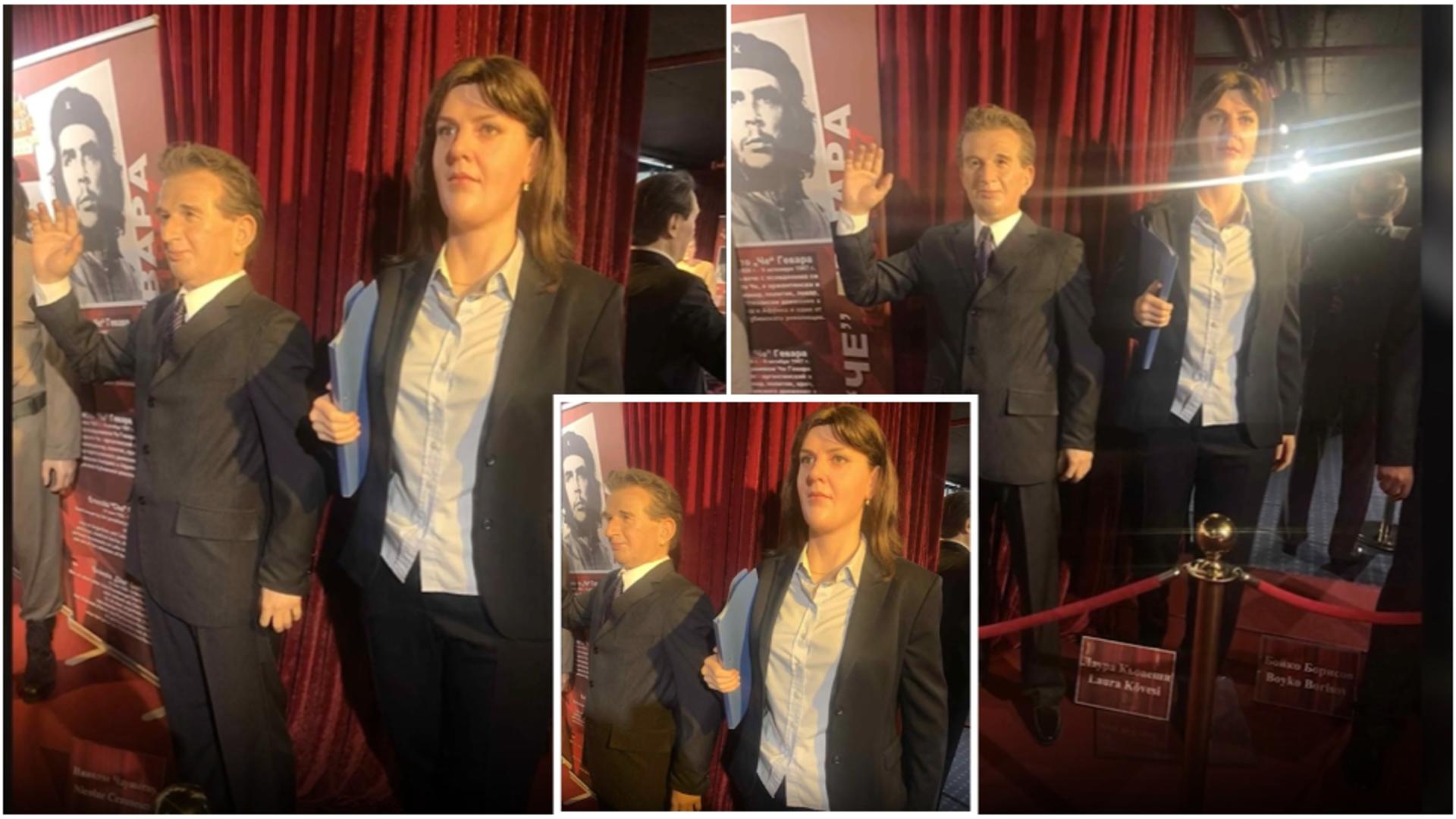 Laura Codruța Kovesi are statuie la Muzeul de Ceară. FOTO: Captura Realitatea PLUS. 