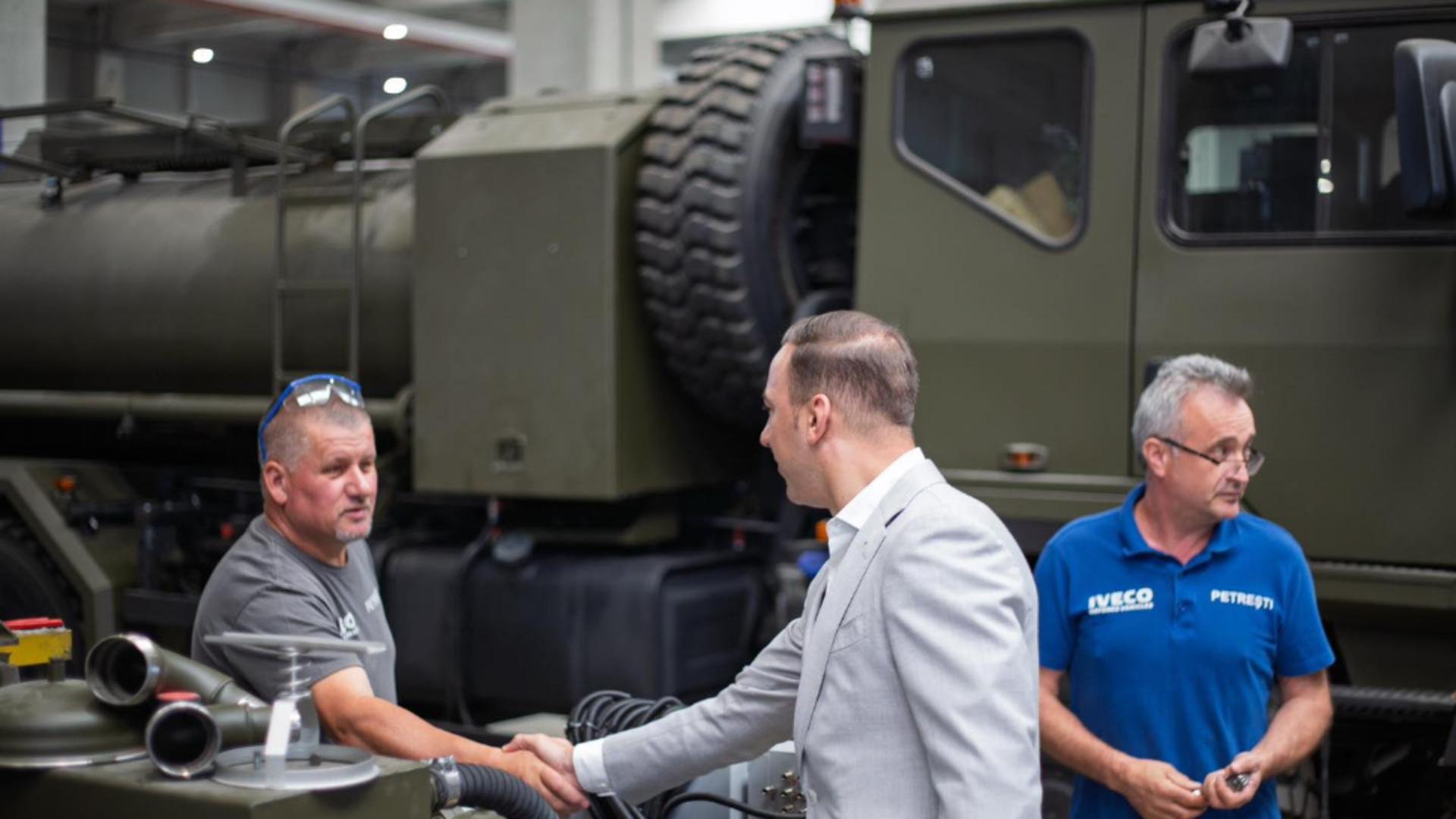 Petrești devine centrul strategic al producției militare din țara noastră. Foto: Facebook